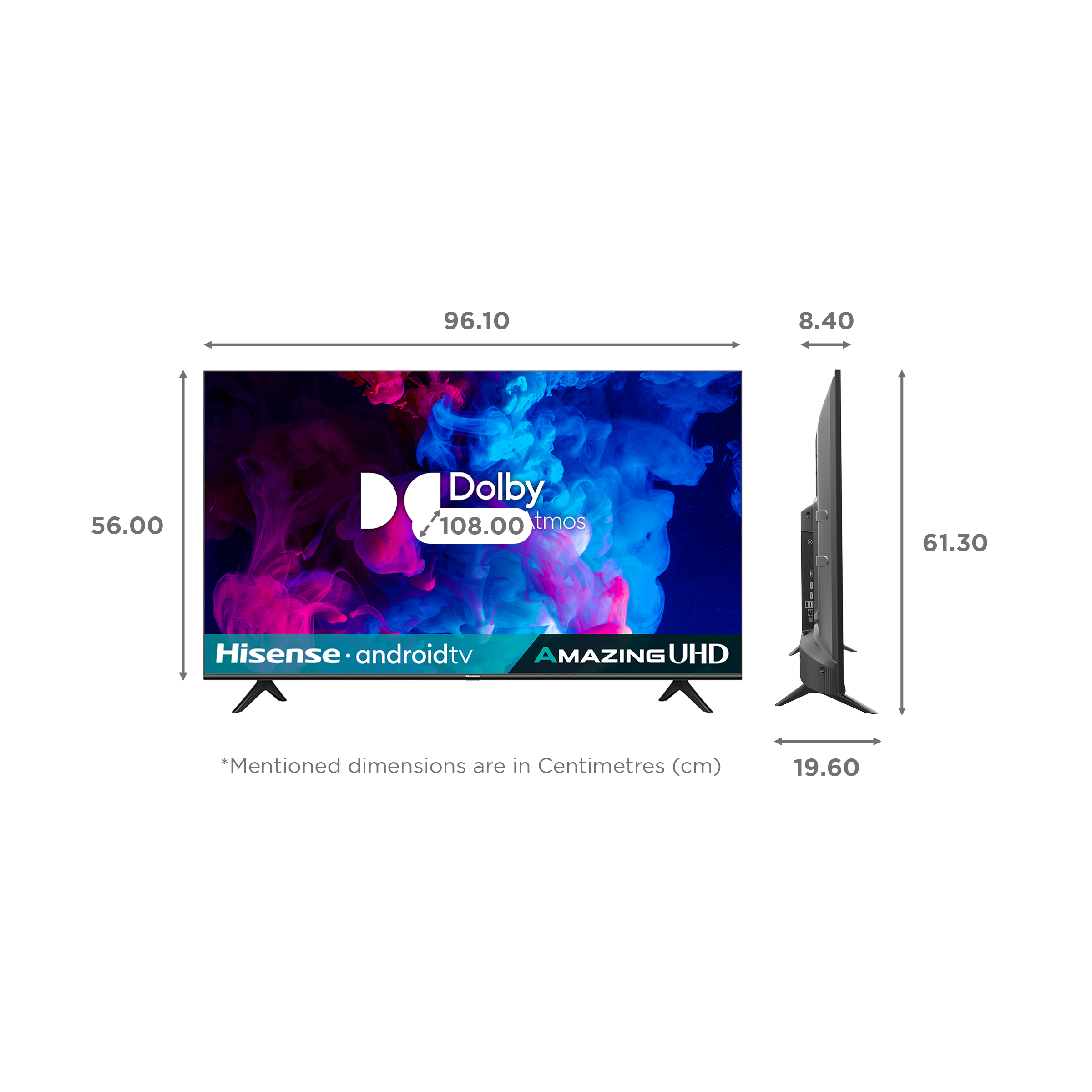 Hisense A71F 108 cm (43 inch) 4K Ultra HD LED Android TV with Google Assistant (2020 model) Hisense A71F 108 cm (43 inch) 4K Ultra HD LED Android TV with Google Assistant (2020 model)_2