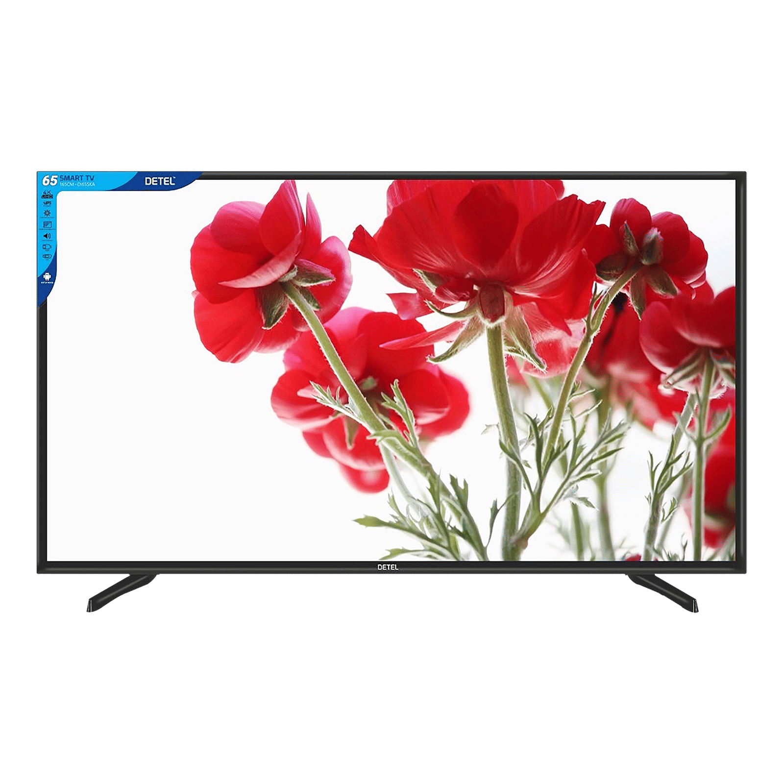 DETEL 165 cm (65 inch) 4K Ultra HD LED Android TV with Dual Speakers DETEL 165 cm (65 inch) 4K Ultra HD LED Android TV with Dual Speakers_1