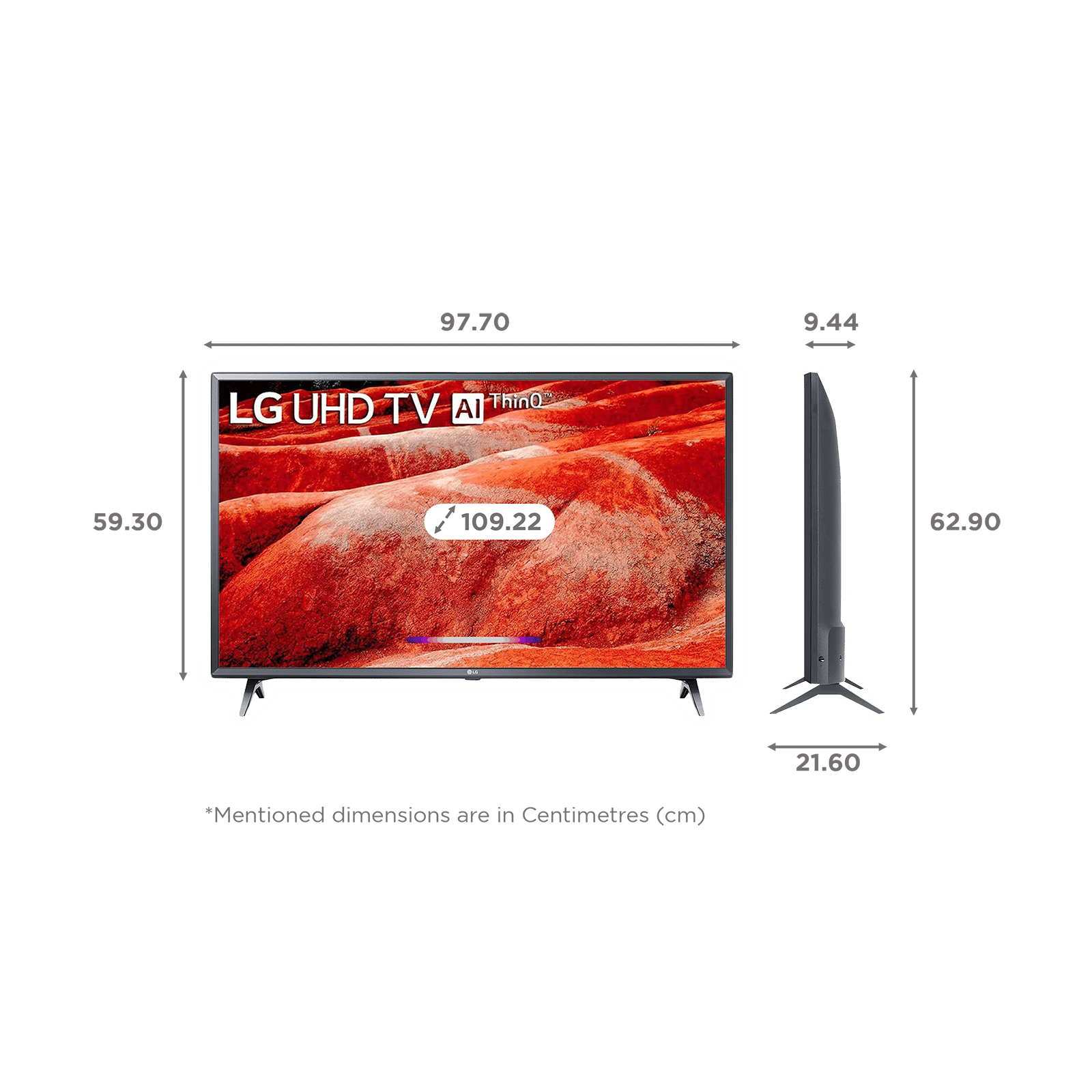 LG UM77 109 cm (43 inch) 4K Ultra HD LED WebOS TV with Alexa Compatibility (2021 model) LG UM77 109 cm (43 inch) 4K Ultra HD LED WebOS TV with Alexa Compatibility (2021 model)_2