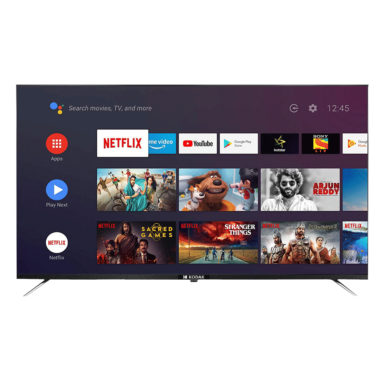 Kodak CA Series 140 cm (55 inch) 4K Ultra HD LED Android TV with Google Assistant (2020 model) Kodak CA Series 140 cm (55 inch) 4K Ultra HD LED Android TV with Google Assistant (2020 model)_1