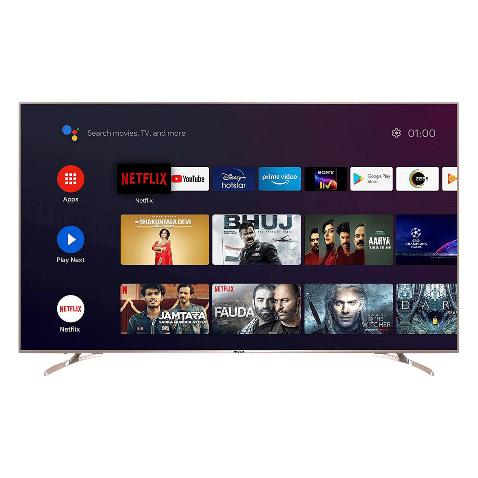 Kodak CA Series 189 cm (75 inch) 4K Ultra HD LED Android TV with Google Assistant (2021 model) Kodak CA Series 189 cm (75 inch) 4K Ultra HD LED Android TV with Google Assistant (2021 model)_1