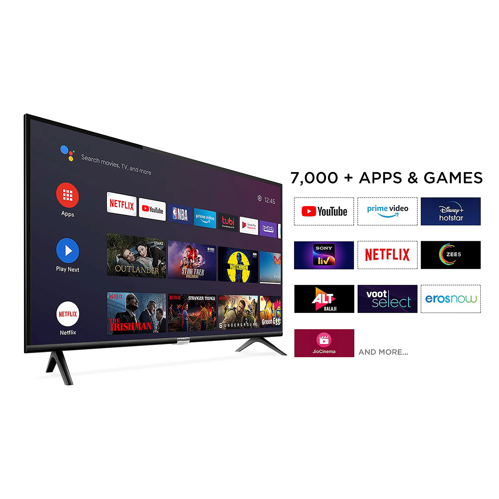 iFFALCON F52 109 cm (43 inch) Full HD LED Smart Android TV with Google Assistant (2021 model)_10