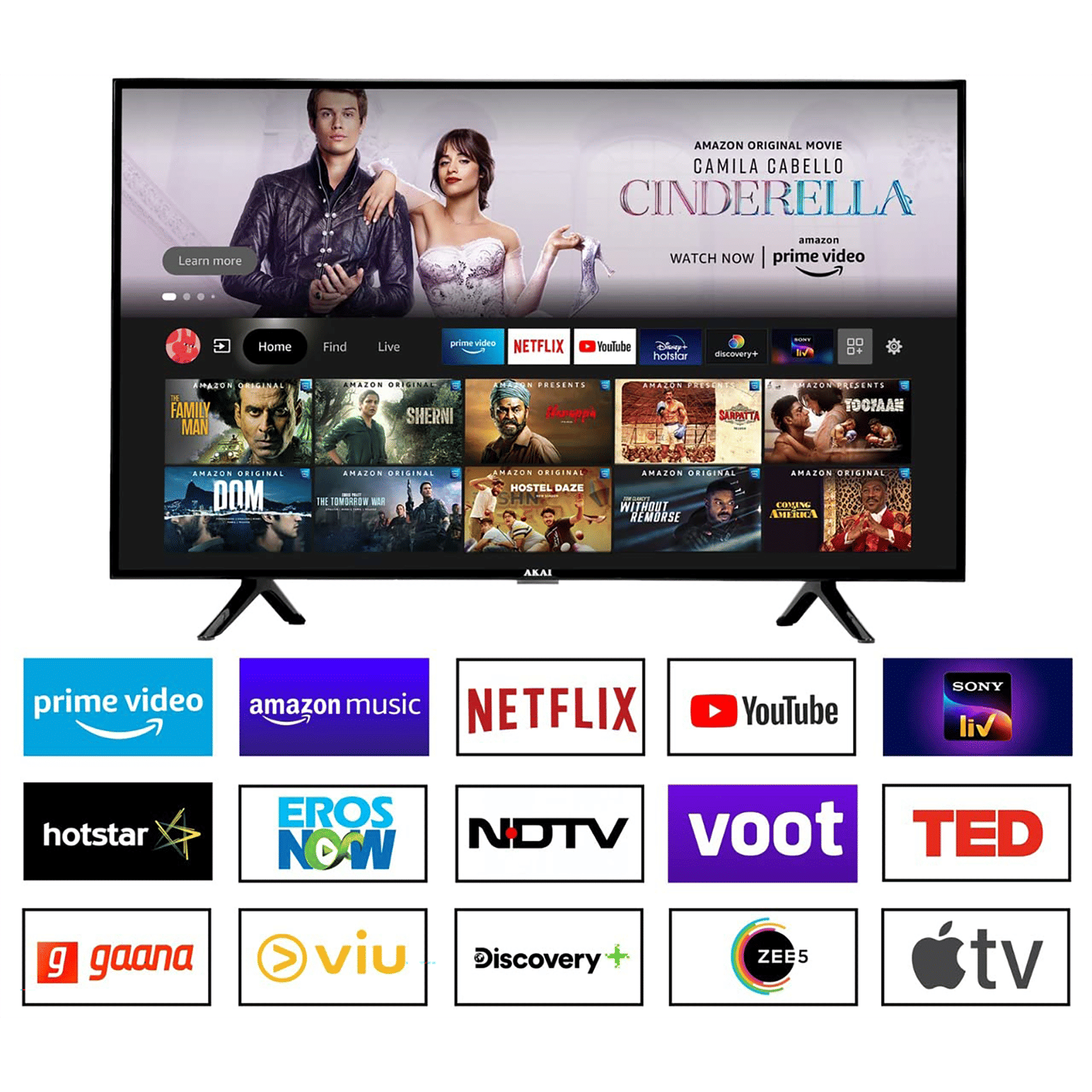 AKAI 109 cm (43 inch) Full HD LED Smart Fire TV with Alexa Compatibility (2020 model) AKAI 109 cm (43 inch) Full HD LED Smart Fire TV with Alexa Compatibility (2020 model)_13