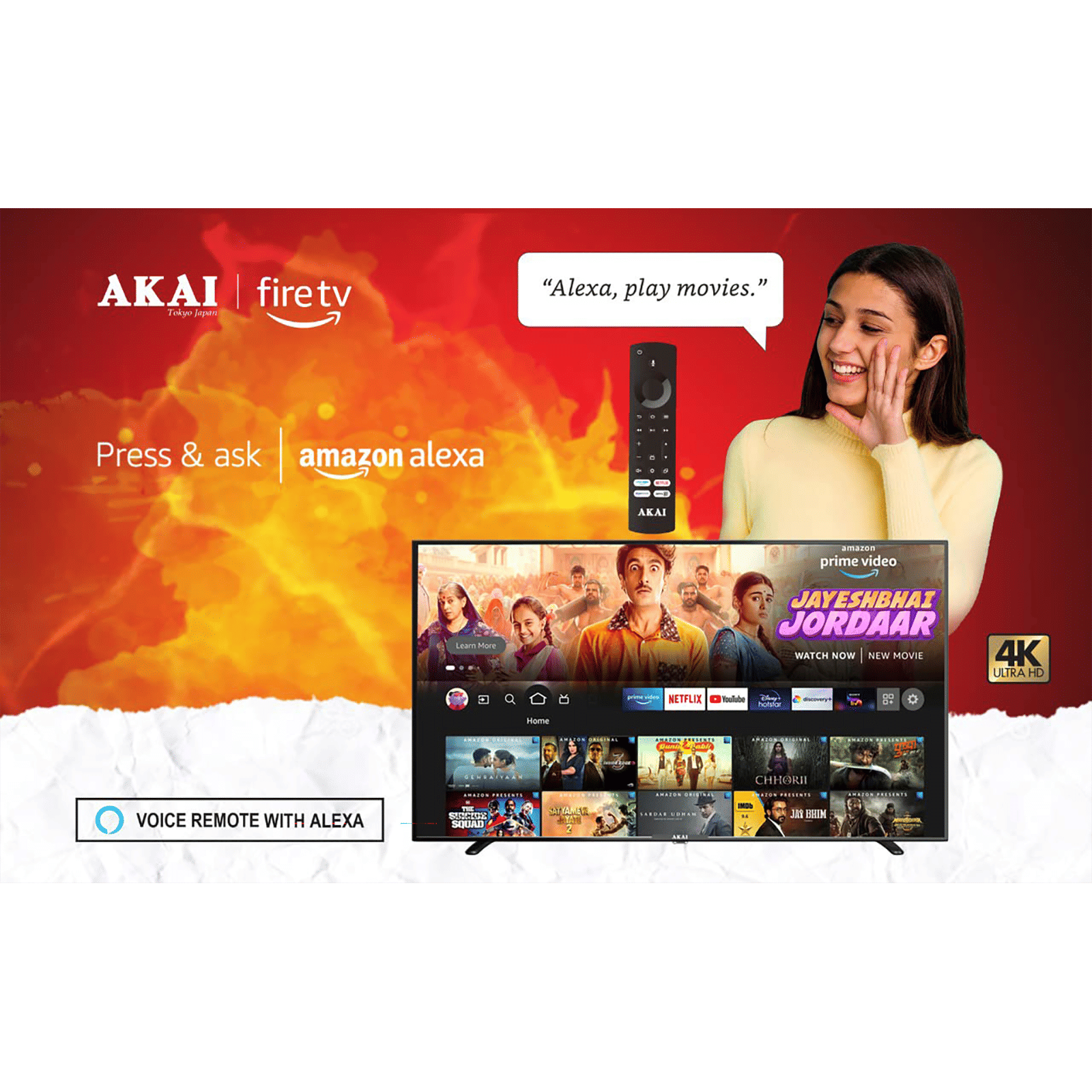 AKAI 140 cm (55 inch) 4K Ultra HD LED Fire TV with Alexa Compatibility (2021 model) AKAI 140 cm (55 inch) 4K Ultra HD LED Fire TV with Alexa Compatibility (2021 model)_8
