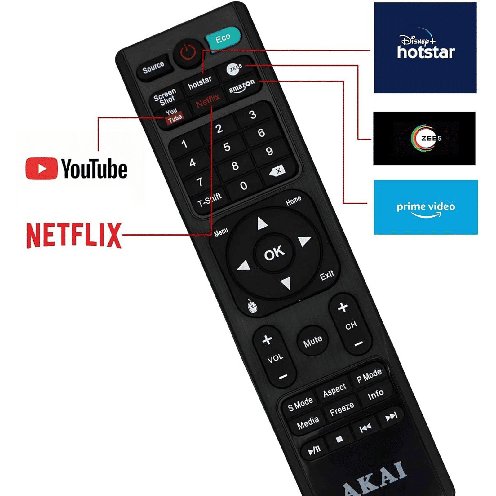 AKAI 100 cm (40 inch) HD Ready LED Smart Android TV with A+ Grade Panel (2021 model) AKAI 100 cm (40 inch) HD Ready LED Smart Android TV with A+ Grade Panel (2021 model)_6