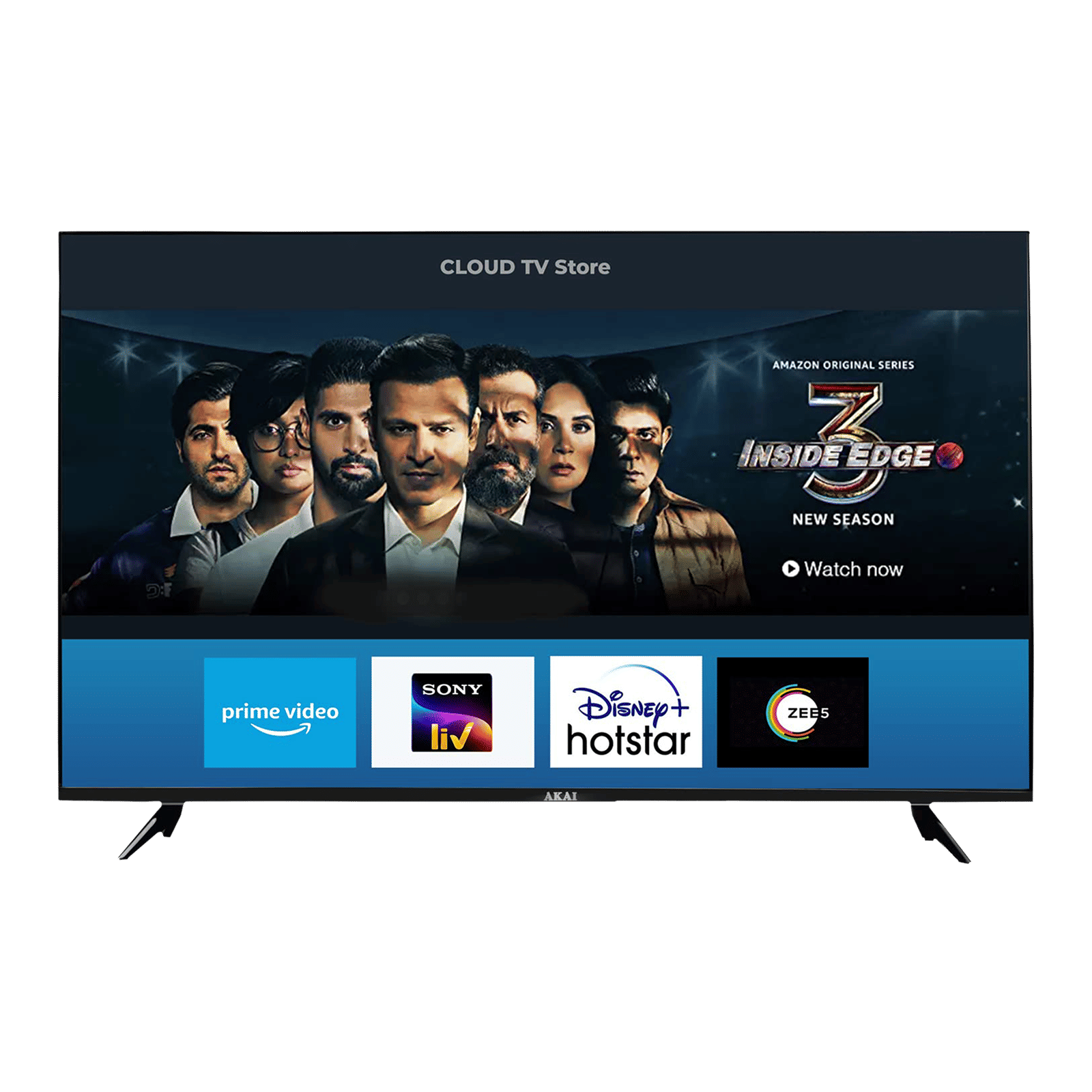 AKAI 109 cm (43 inch) Full HD LED Smart Android TV with A+ Frameless Panel AKAI 109 cm (43 inch) Full HD LED Smart Android TV with A+ Frameless Panel_1