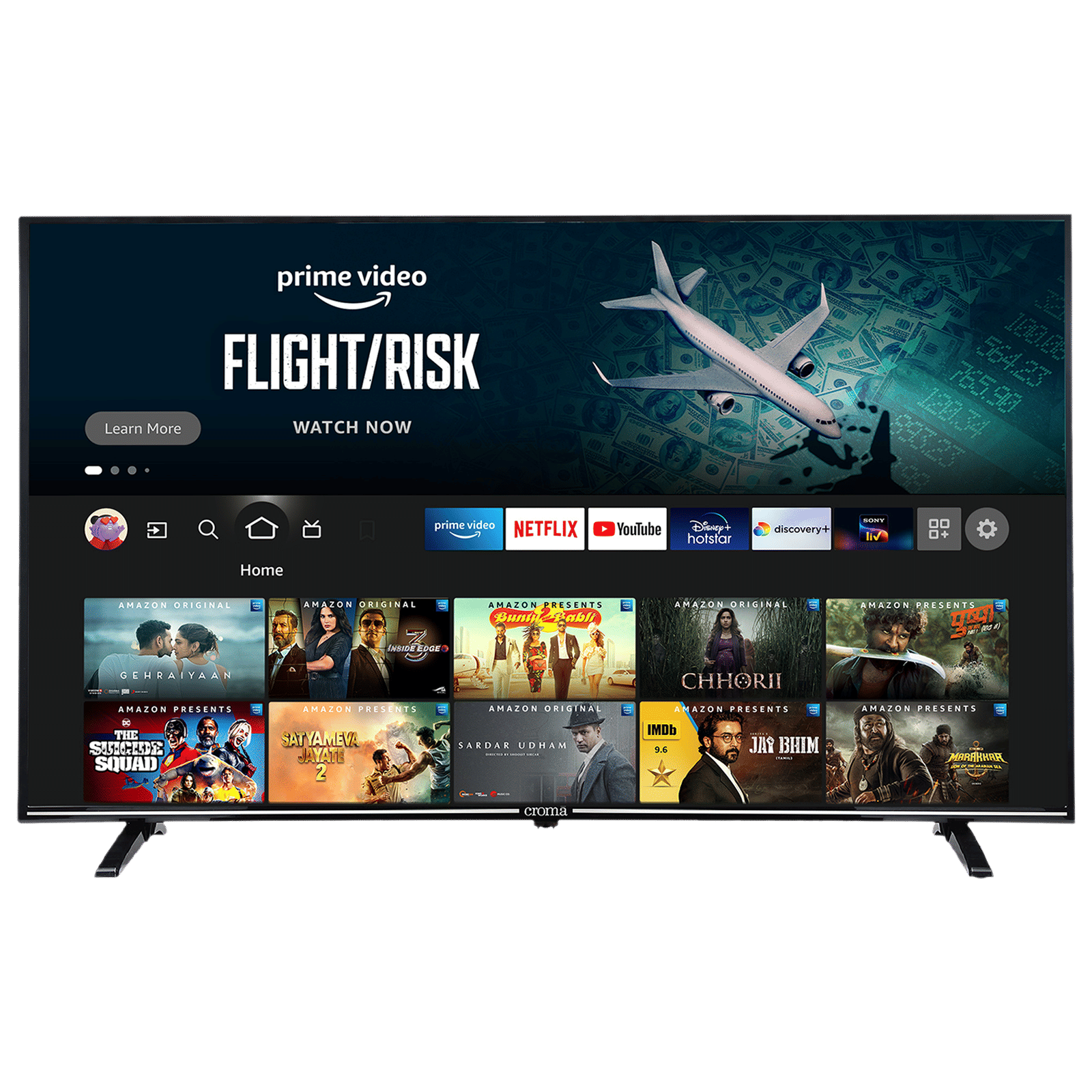 Croma Fire TV 127 cm (50 inch) 4K Ultra HD LED Fire TV with Alexa Compatibility_1
