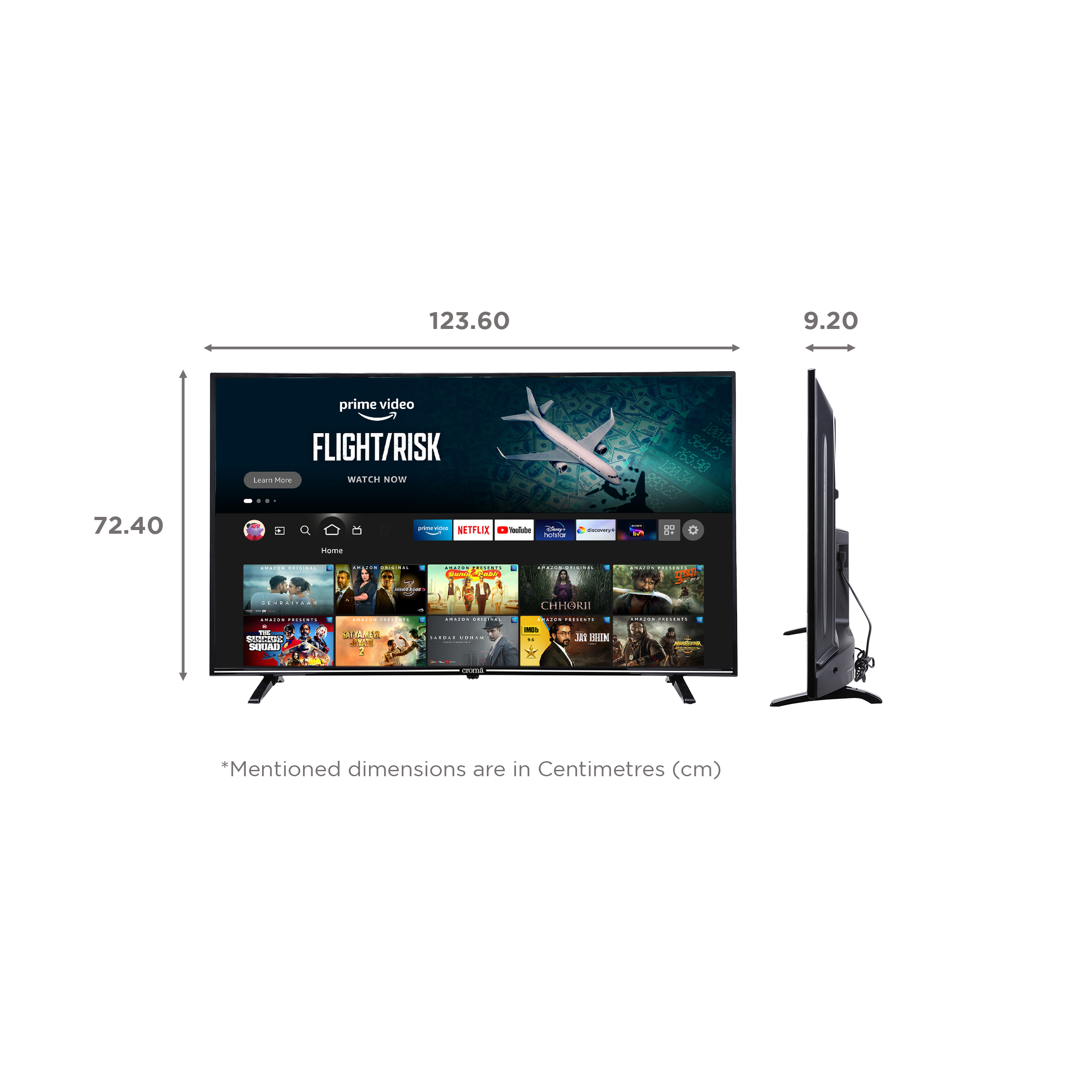 Croma Fire TV 140 cm (55 inch) 4K Ultra HD LED Fire TV with Alexa Compatibility Croma Fire TV 140 cm (55 inch) 4K Ultra HD LED Fire TV with Alexa Compatibility_2