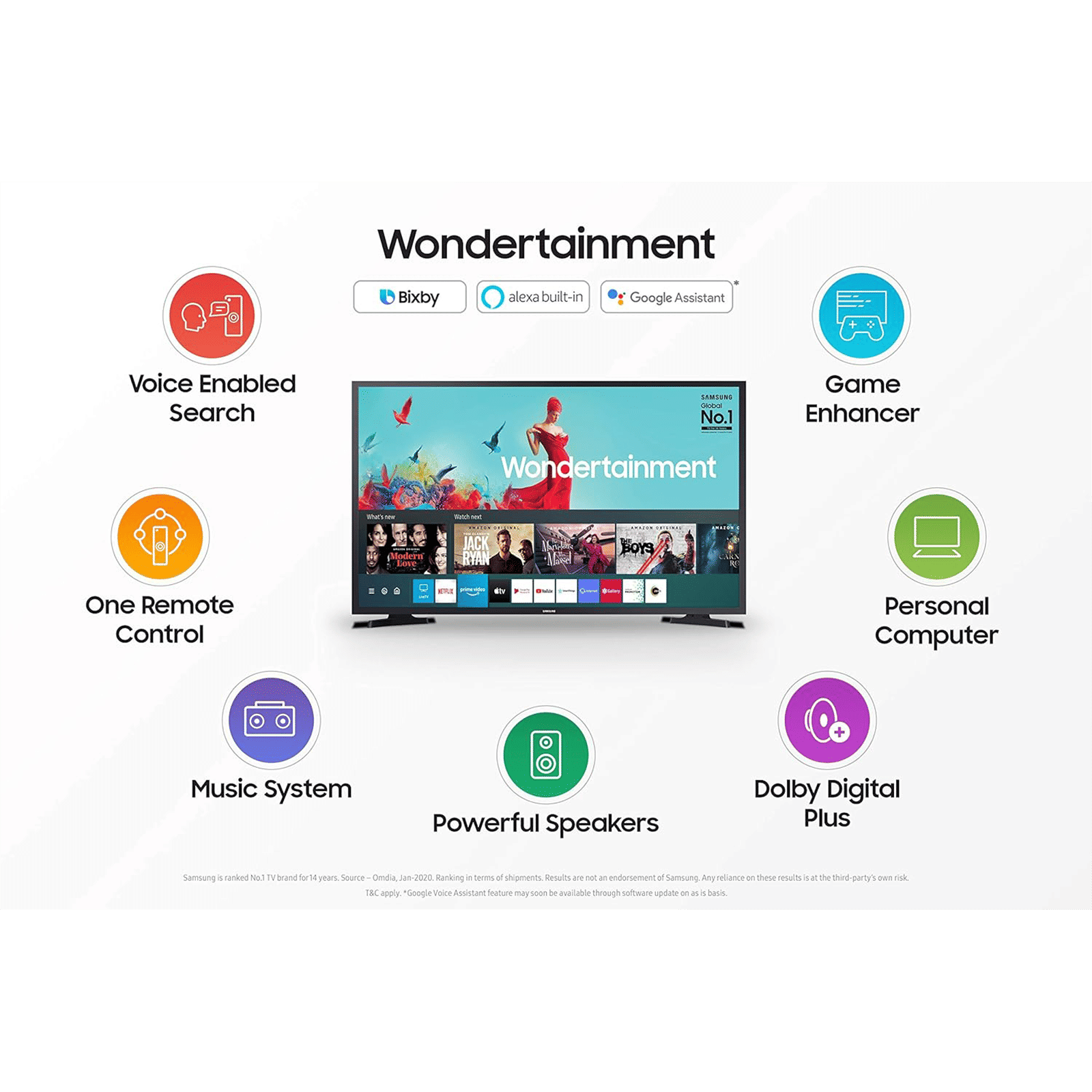 SAMSUNG Series 4 80 cm (32 inch) HD Ready LED Tizen Smart TV with Alexa Compatibility_7