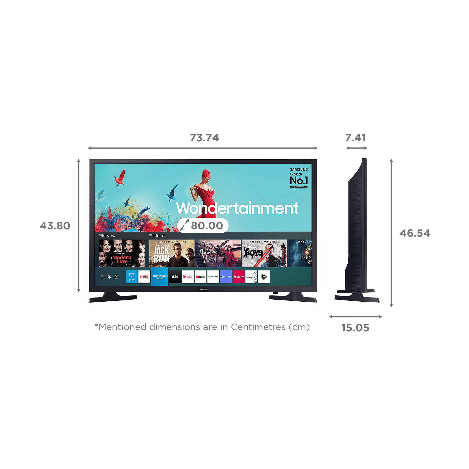 SAMSUNG Series 4 80 cm (32 inch) HD Ready LED Tizen Smart TV with Alexa Compatibility_2