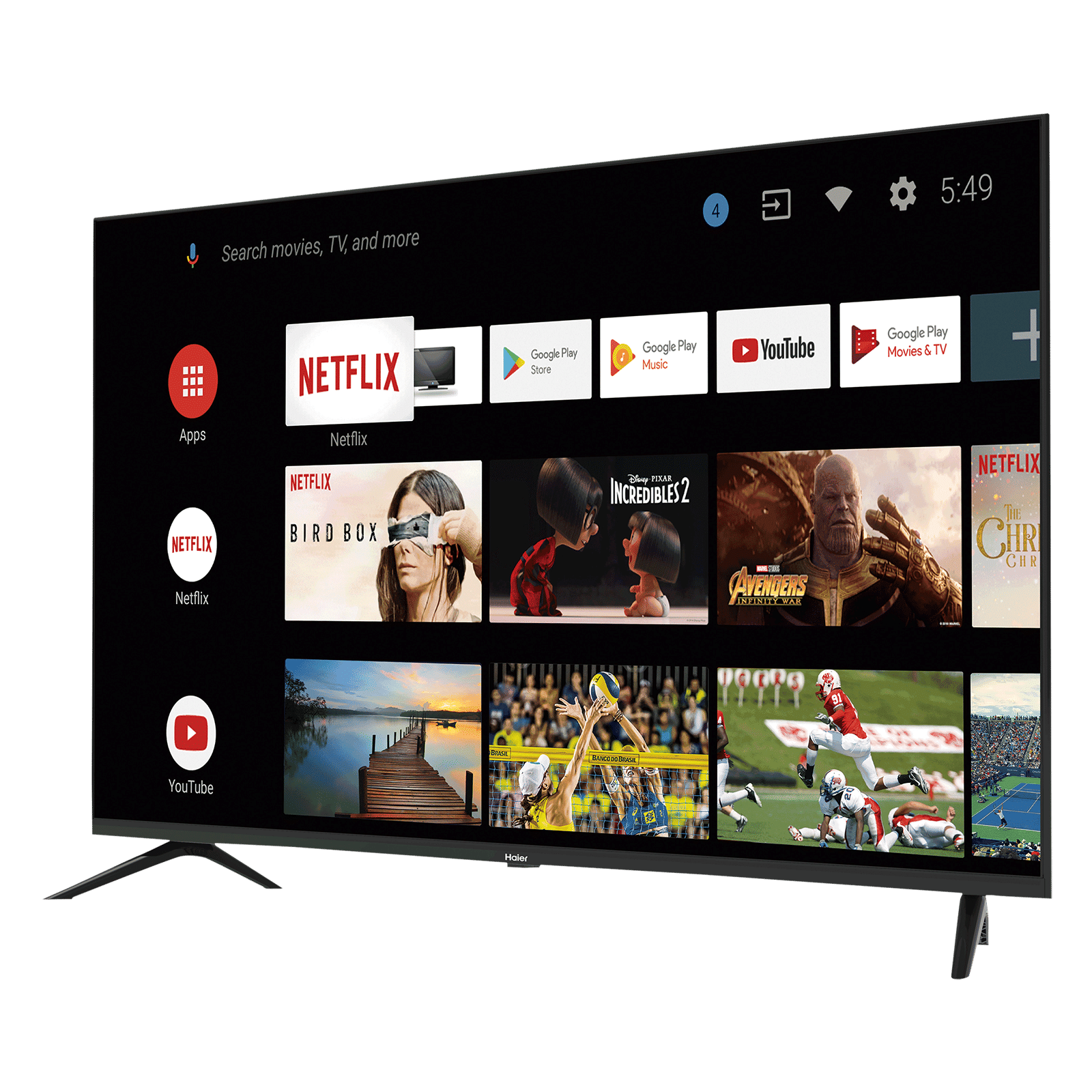 Haier K Series 109 cm (43 inch) Full HD LED Smart Android TV with Google Assistant_7