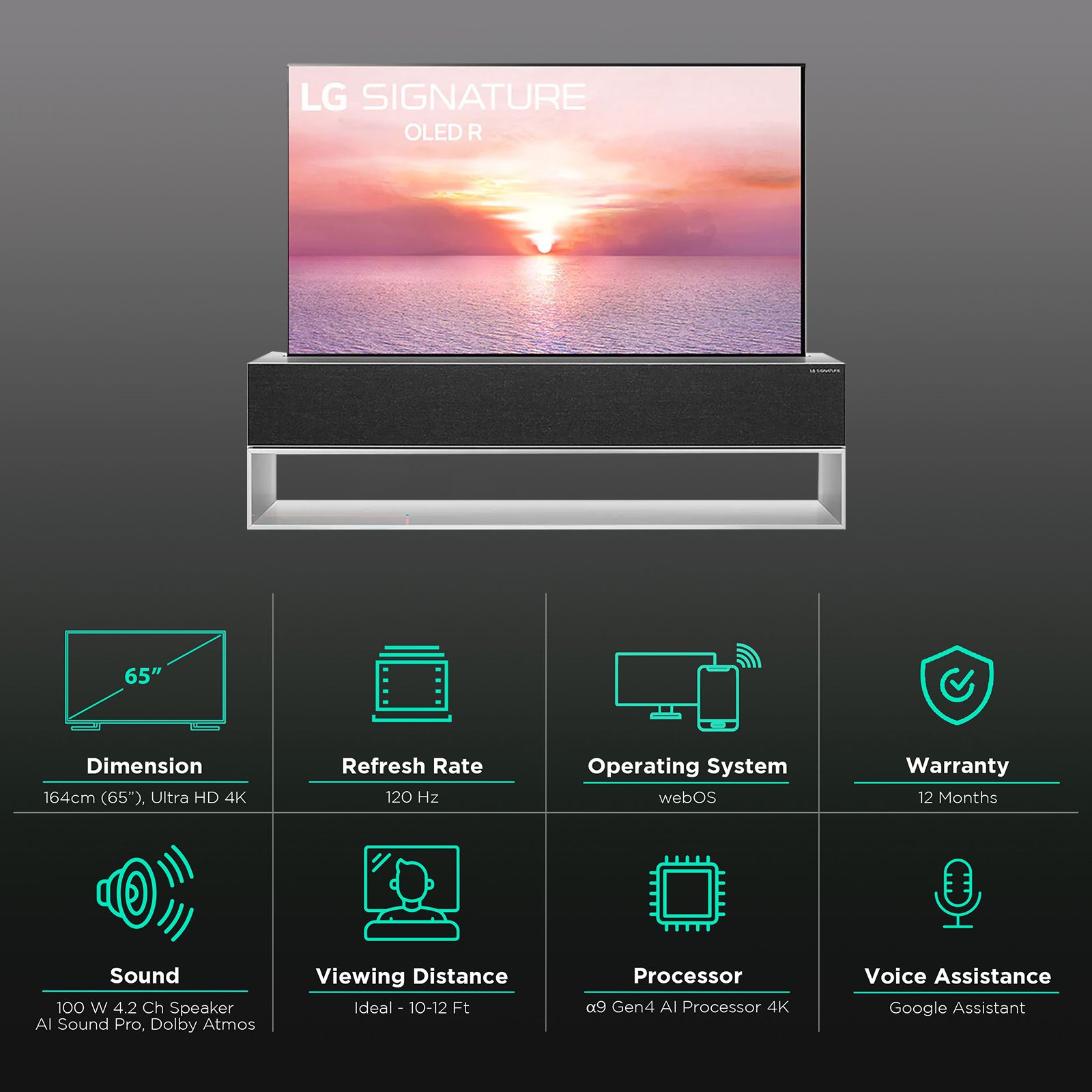 LG Signature 165 cm (65 inch) OLED 4K Ultra HD WebOS TV with Google Assistant_3