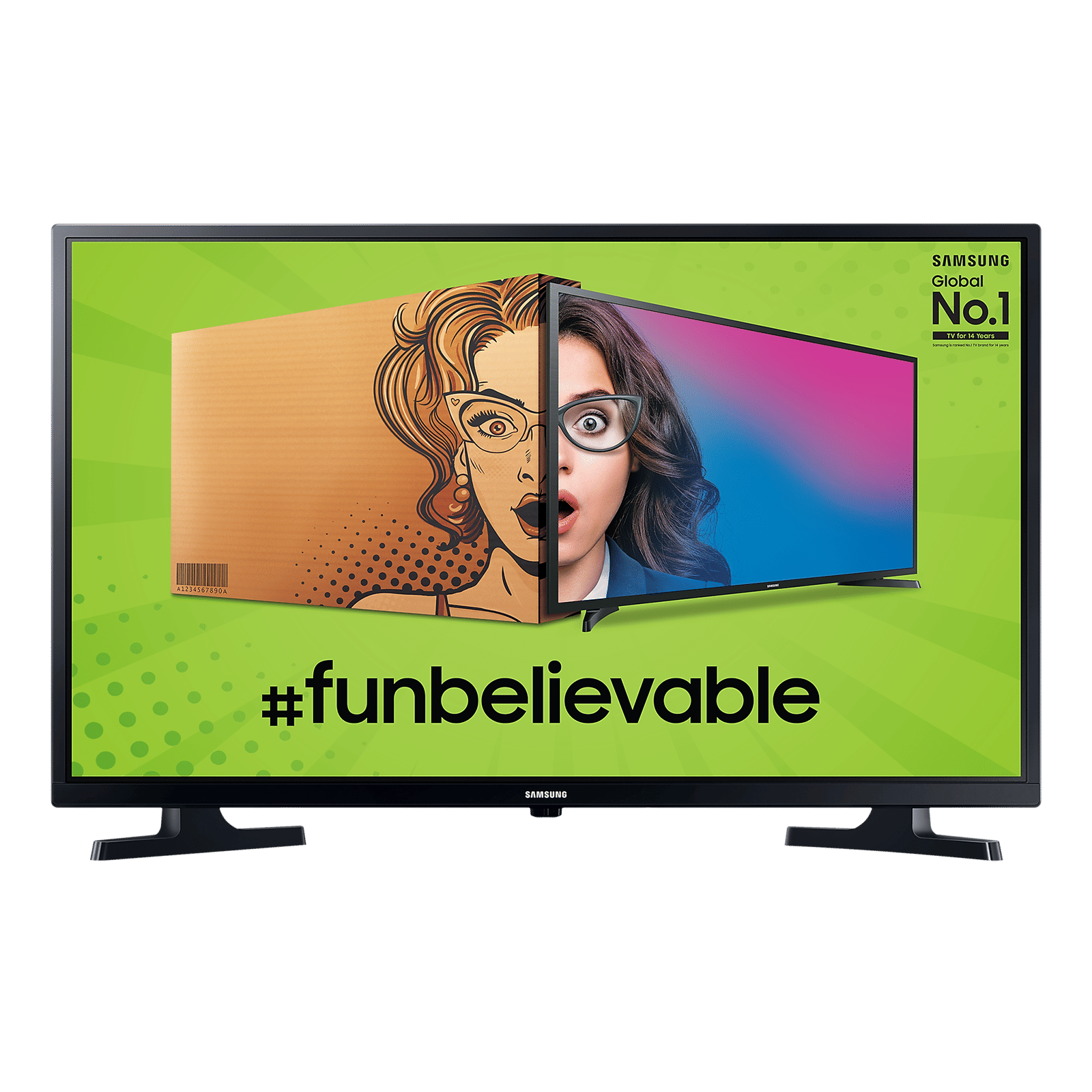 SAMSUNG Series 4 80 cm (32 inch) HD Ready LED TV with Hyper Real Picture Engine (2020 model)_1