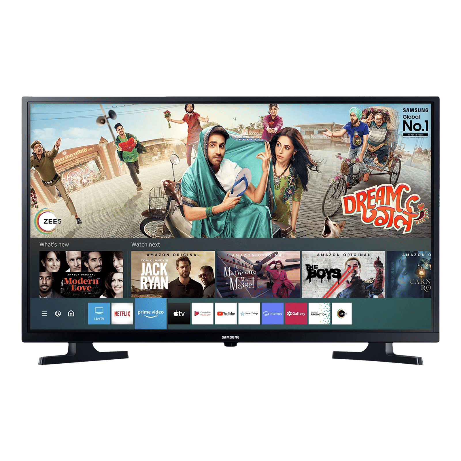 SAMSUNG Series 4 80 cm (32 inch) HD Ready LED Smart Tizen TV with Hyper Real Picture Engine (2020 Model)_1