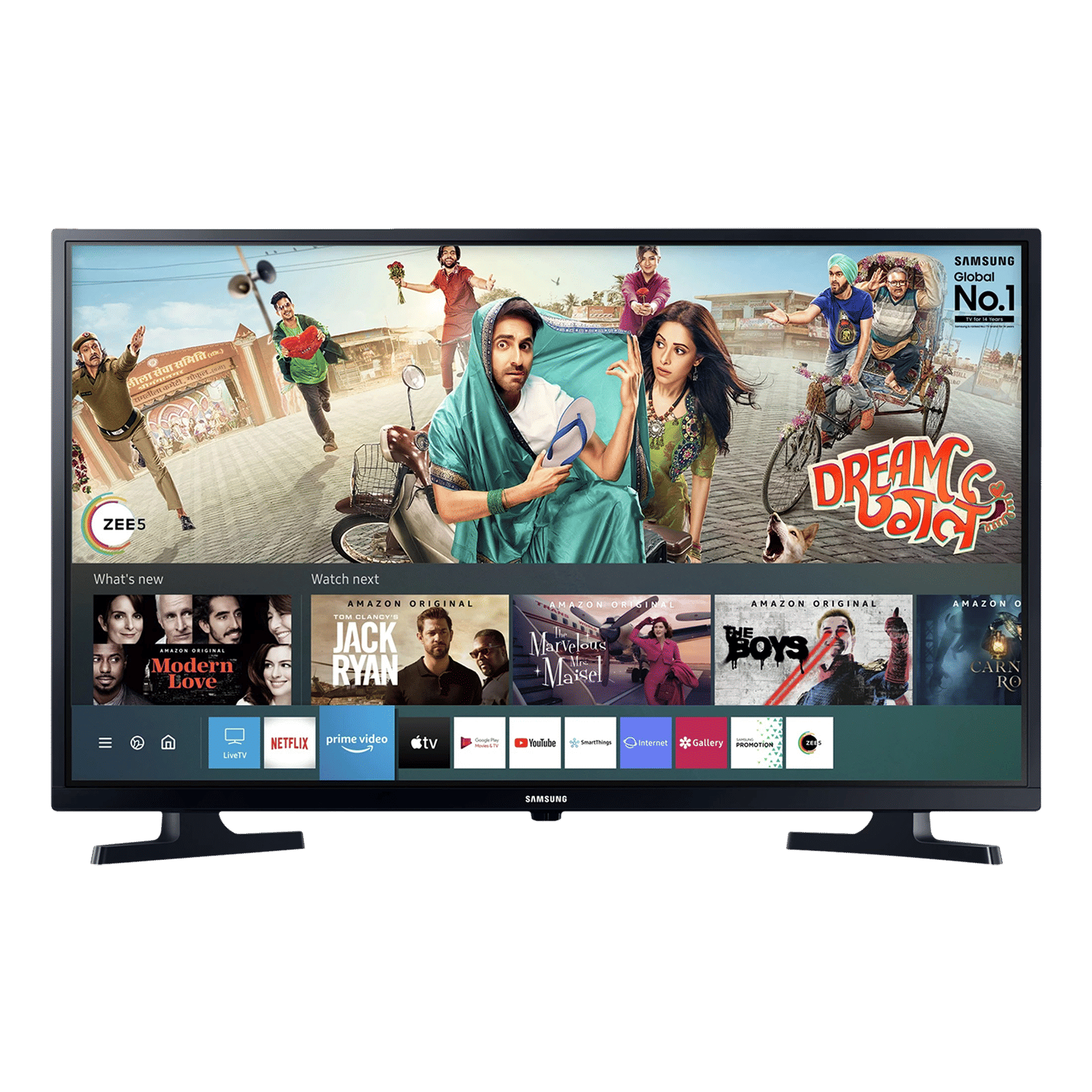 SAMSUNG Series 4 80 cm (32 inch) HD Ready LED Smart Tizen TV with Hyper Real Picture Engine (2020 Model)_1
