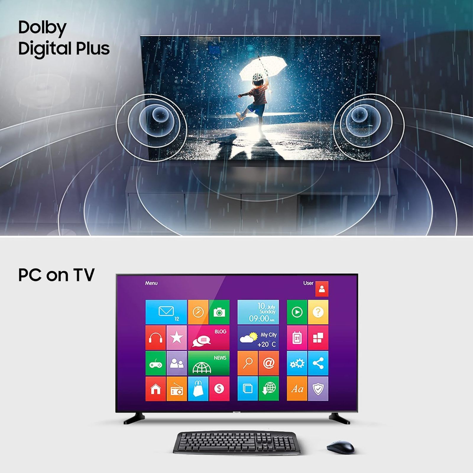 SAMSUNG Series 4 80 cm (32 inch) HD Ready LED Smart Tizen TV with Hyper Real Picture Engine (2020 Model)_4