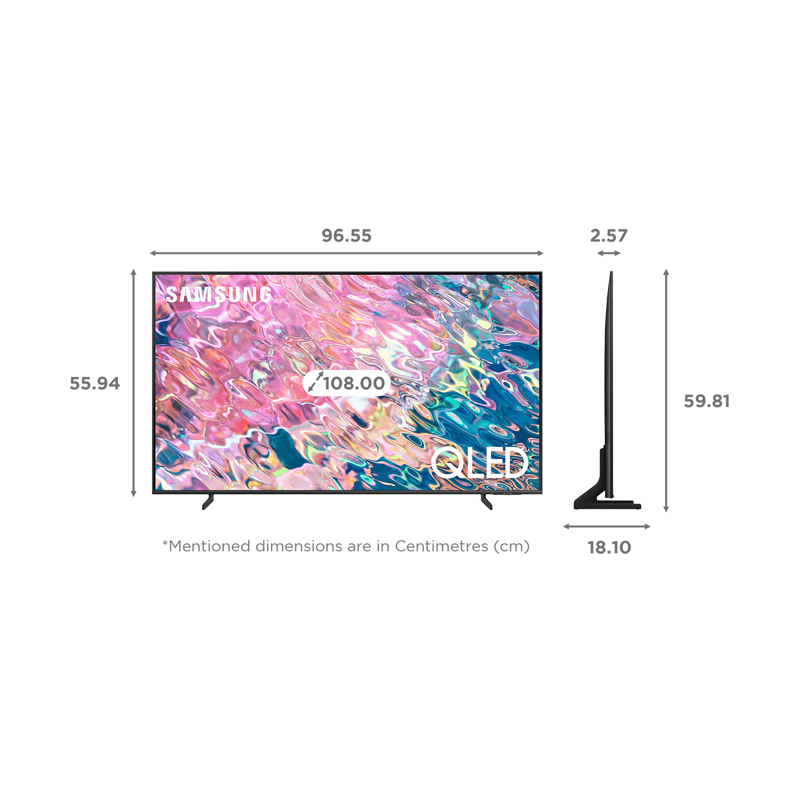 SAMSUNG Series 6 109 cm (43 inch) QLED 4K Ultra HD Tizen TV with Alexa Compatibility_2