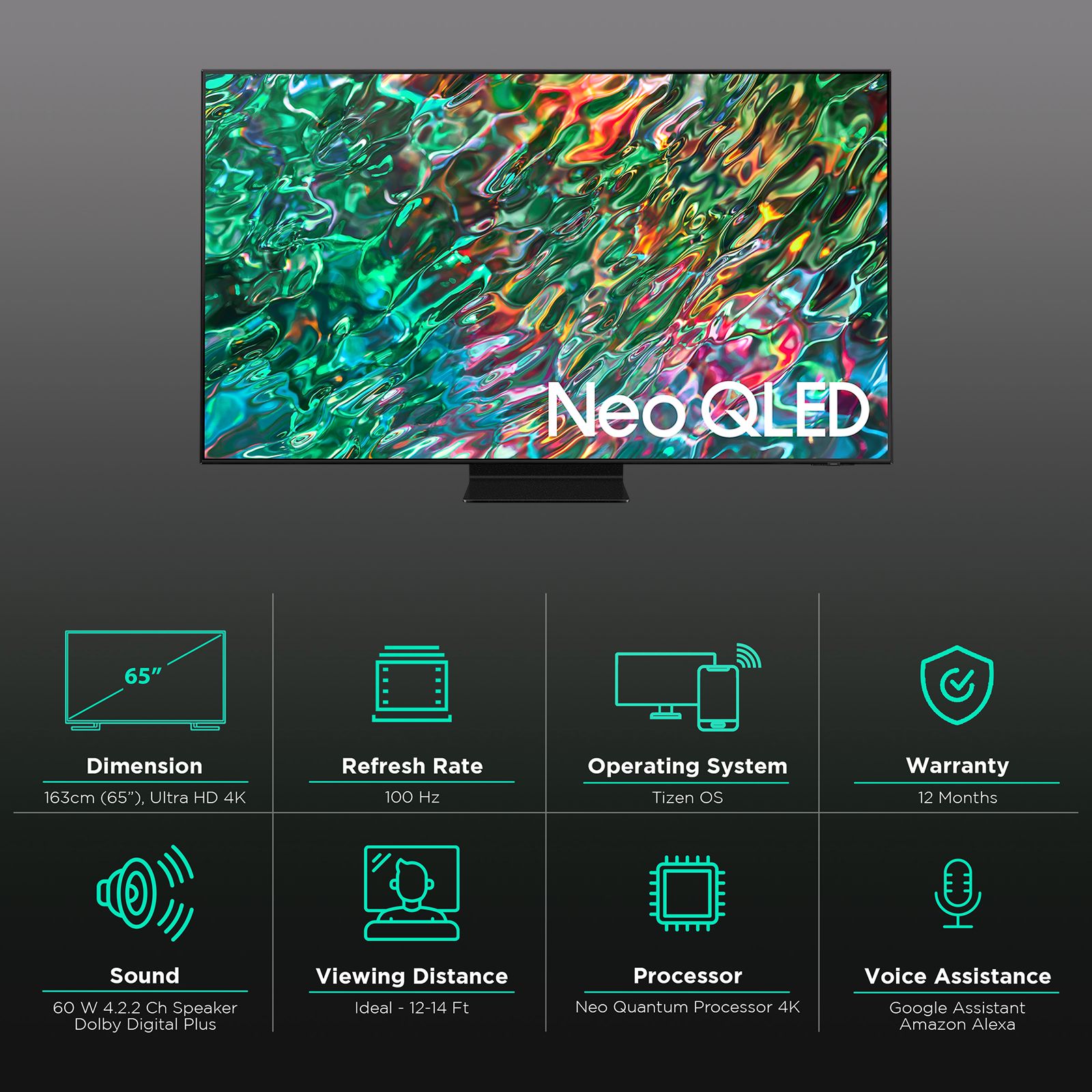 SAMSUNG Series 9 165 cm (65 inch) QLED 4K Ultra HD Tizen TV with Alexa Compatibility SAMSUNG Series 9 165 cm (65 inch) QLED 4K Ultra HD Tizen TV with Alexa Compatibility_3
