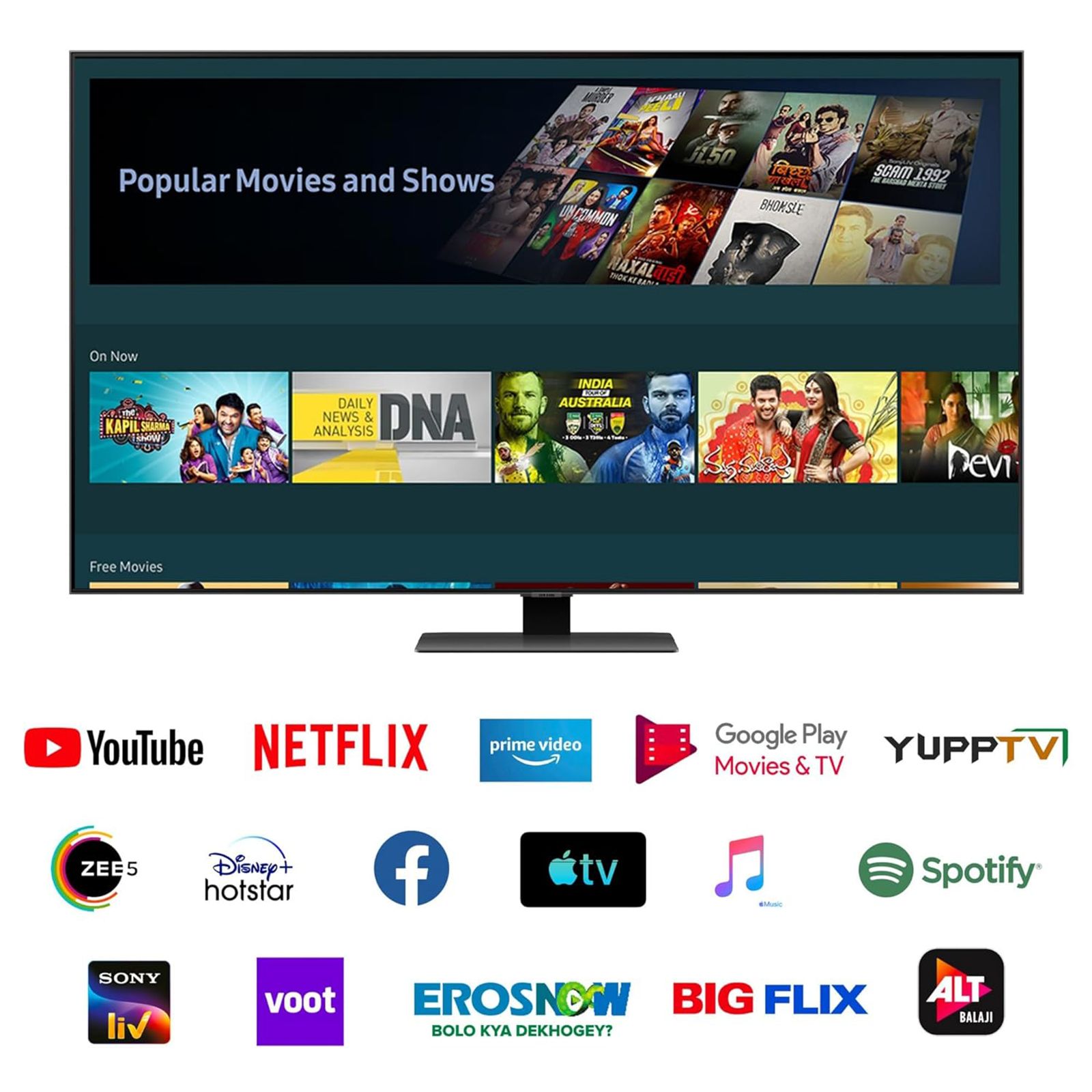 SAMSUNG Series 8 138 cm (55 inch) QLED 4K Ultra HD Tizen TV with Alexa Compatibility_10