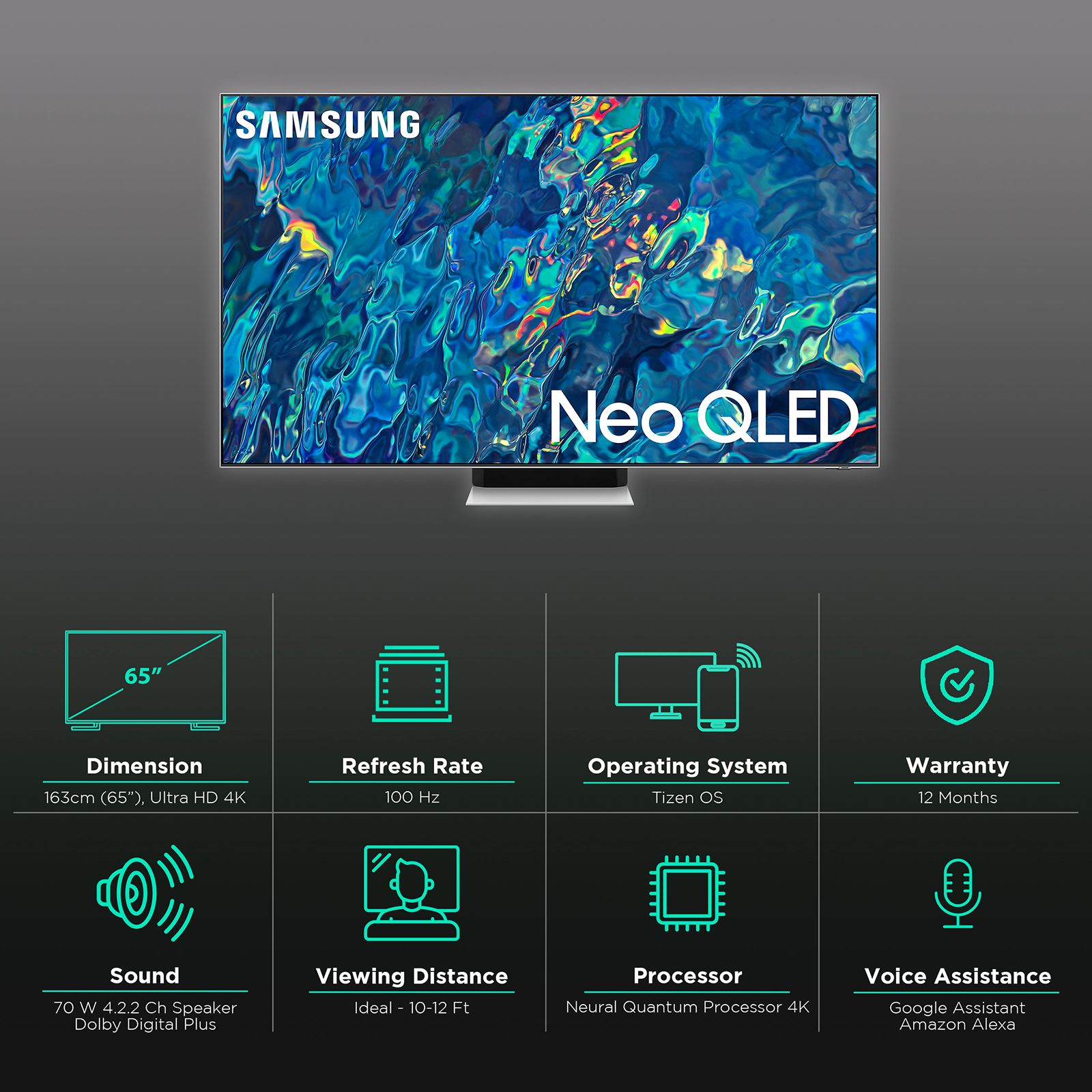 SAMSUNG Series 9 165 cm (65 inch) QLED 4K Ultra HD Tizen TV with Alexa Compatibility SAMSUNG Series 9 165 cm (65 inch) QLED 4K Ultra HD Tizen TV with Alexa Compatibility_3