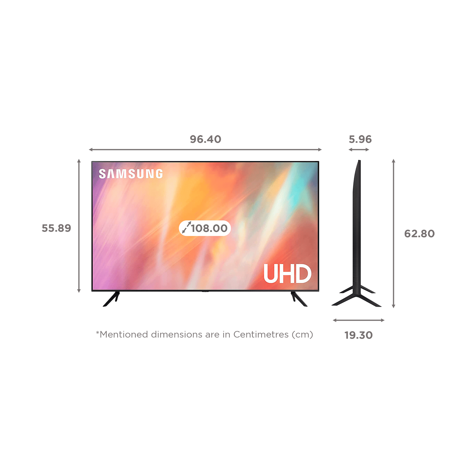 SAMSUNG Crystal 4K 109 cm (43 inch) 4K Ultra HD LED Tizen TV (2021 model)_2