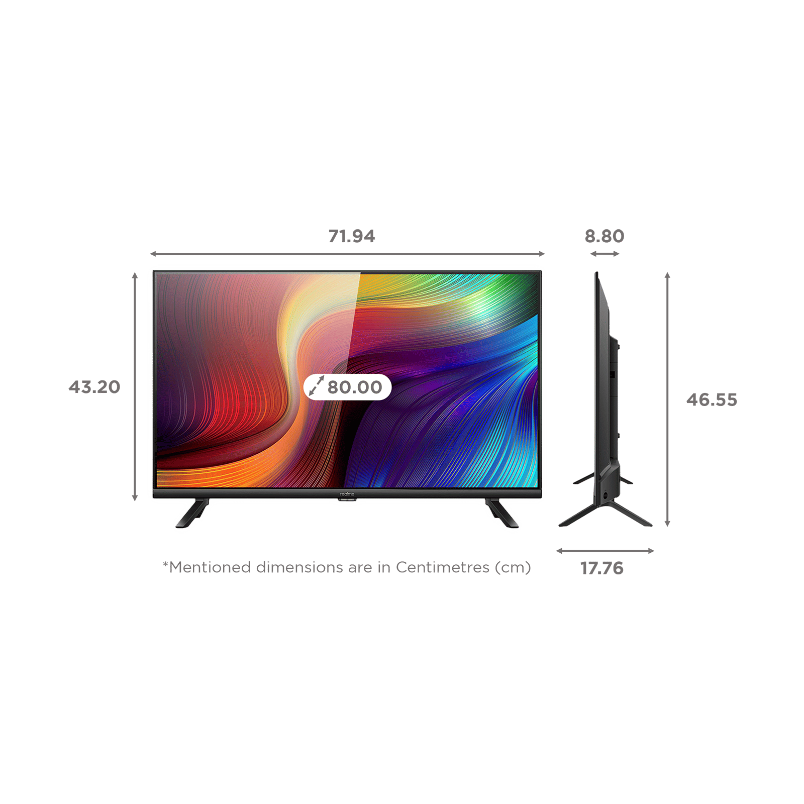 realme 80 cm (32 inch) HD Ready LED Smart Android TV with Google Assistant_2