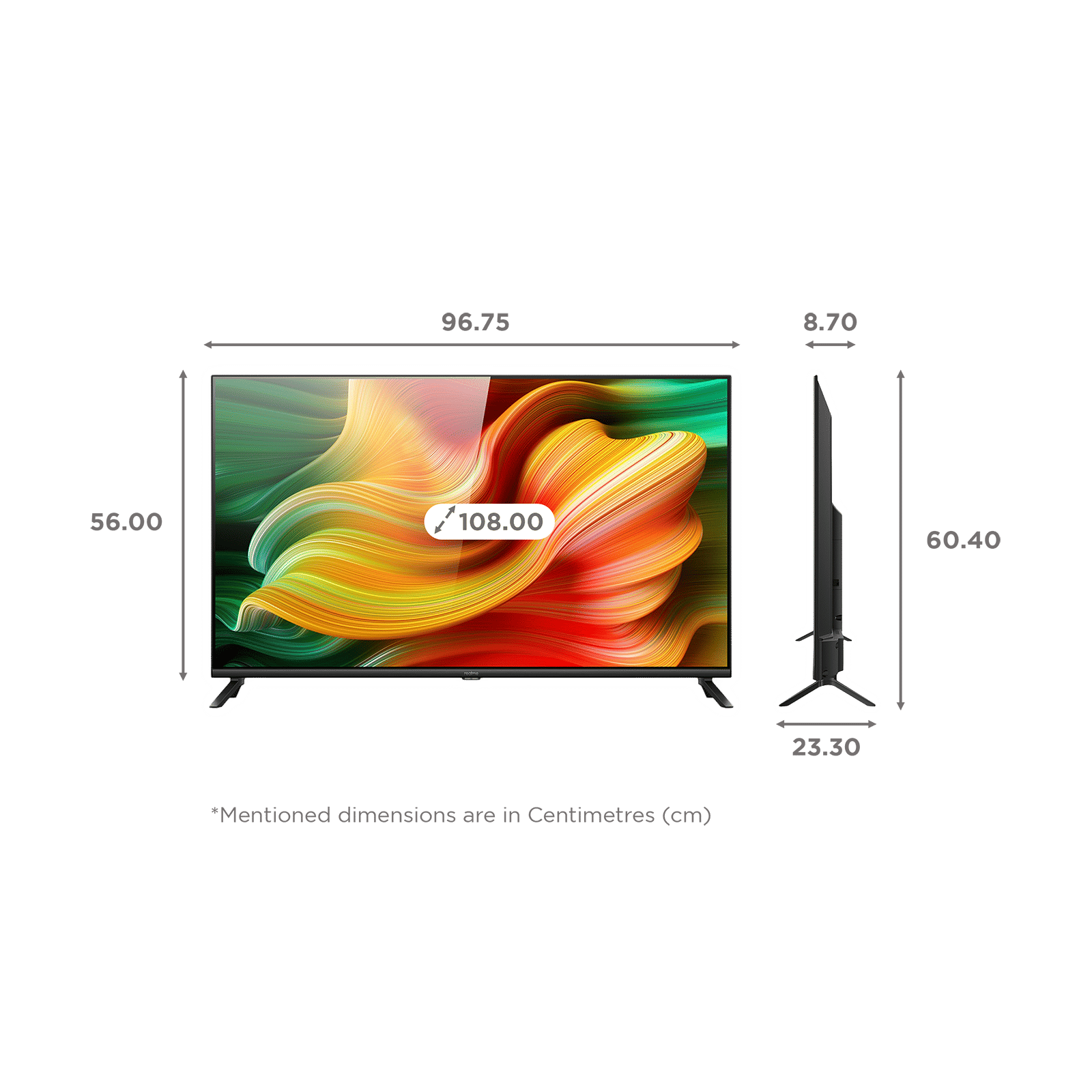 realme 109 cm (43 inch) Full HD LED Smart Android TV with Google Assistant realme 109 cm (43 inch) Full HD LED Smart Android TV with Google Assistant_2
