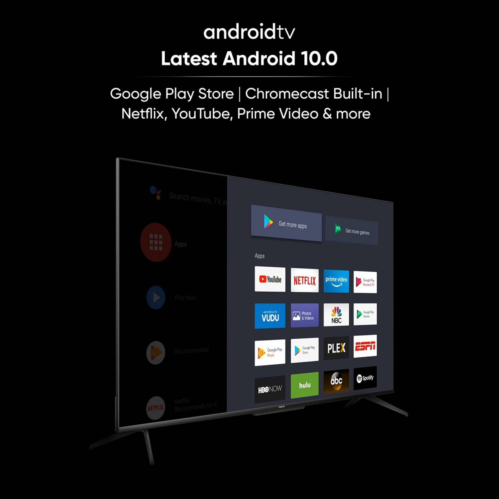realme 109 cm (43 inch) 4K Ultra HD LED Android TV with Google Assistant (2021 model)_16