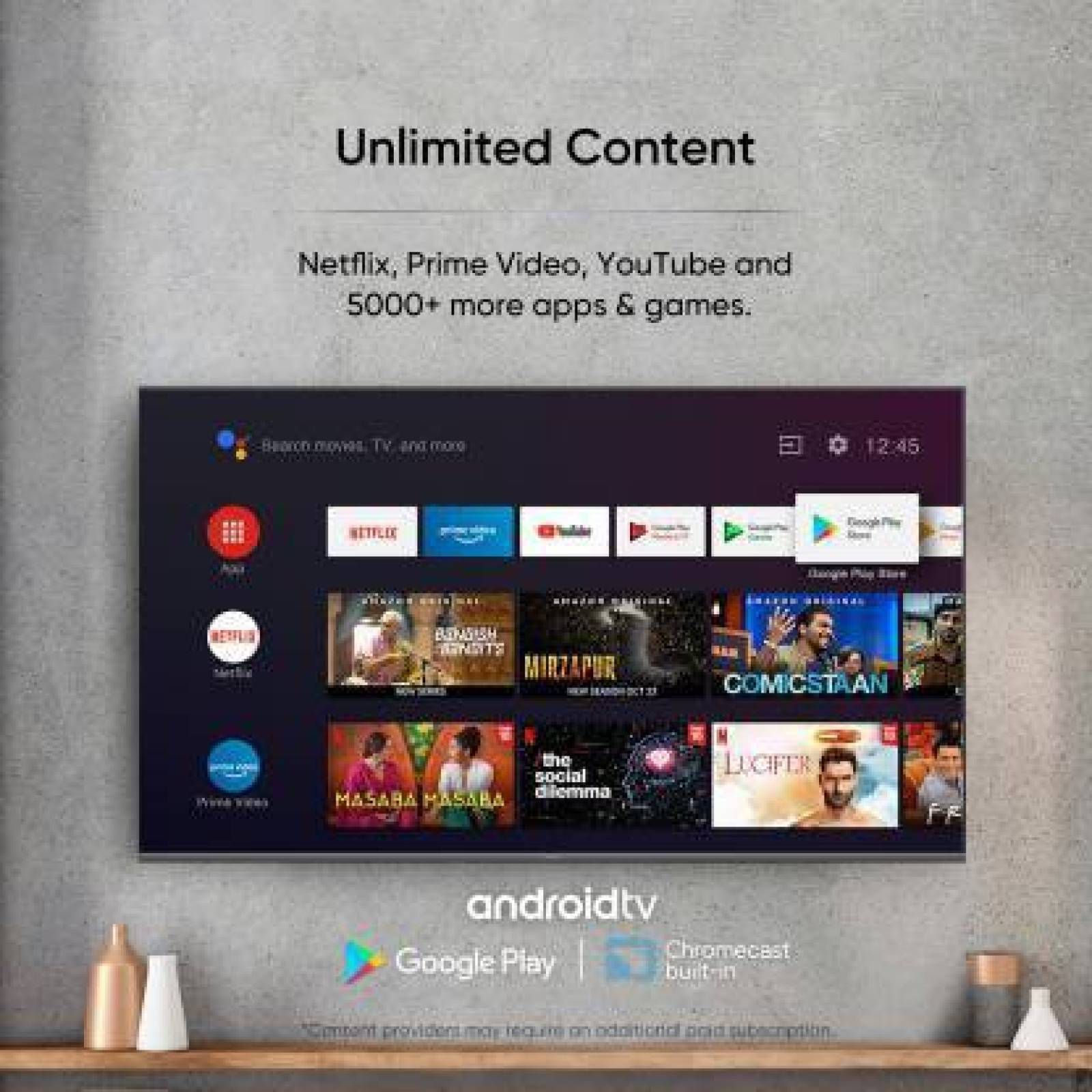 realme SLED 140 cm (55 inch) 4K Ultra HD LED Android TV with Google Assistant (2020 model)_13