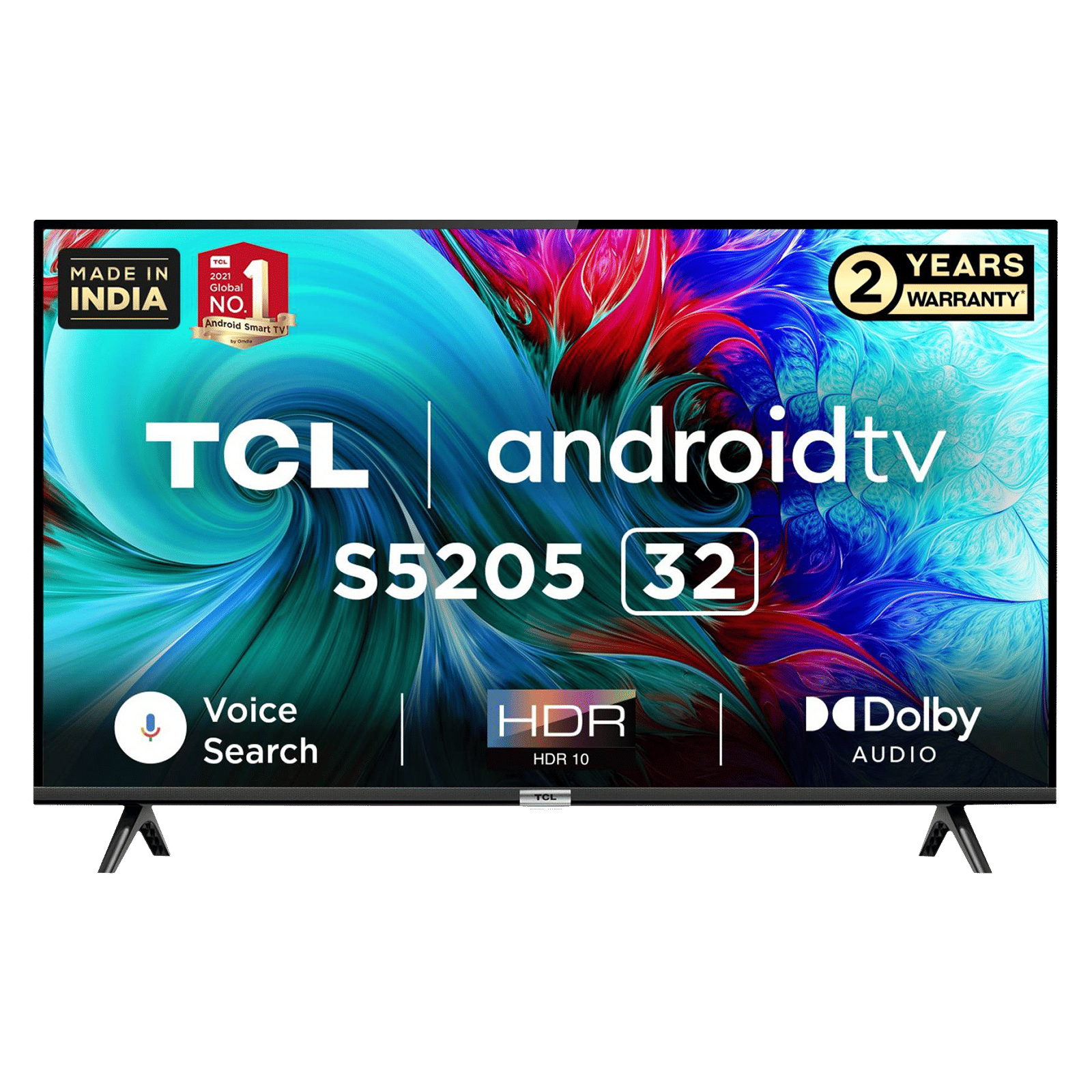 TCL S5205 81 cm (32 inch) HD Ready LED Smart Android TV with Google Assistant (2021 model)_1
