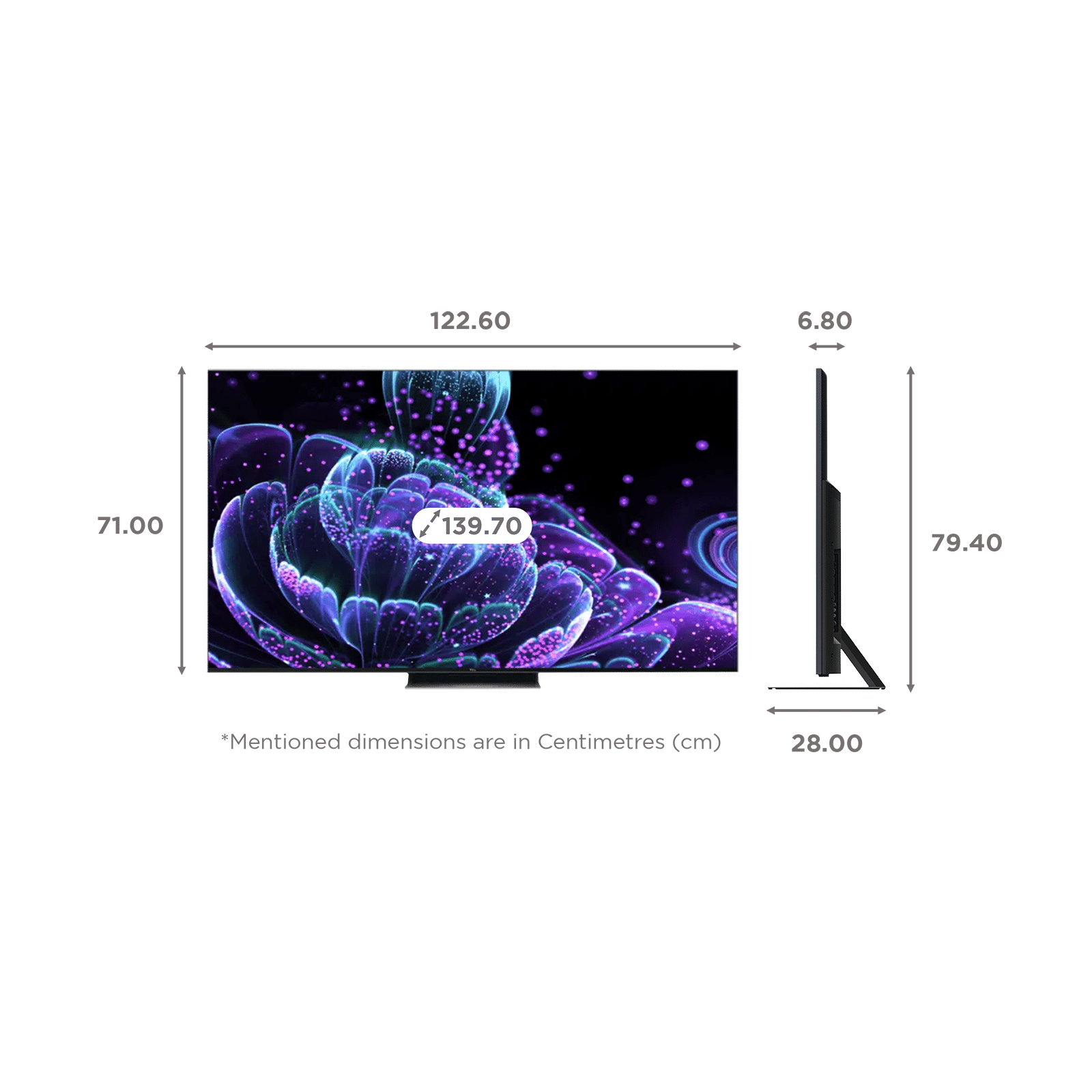 TCL C835 140 cm (55 inch) 4K Ultra HD LED Smart Android TV with Voice Assistance (2022 model) TCL C835 140 cm (55 inch) 4K Ultra HD LED Smart Android TV with Voice Assistance (2022 model)_2