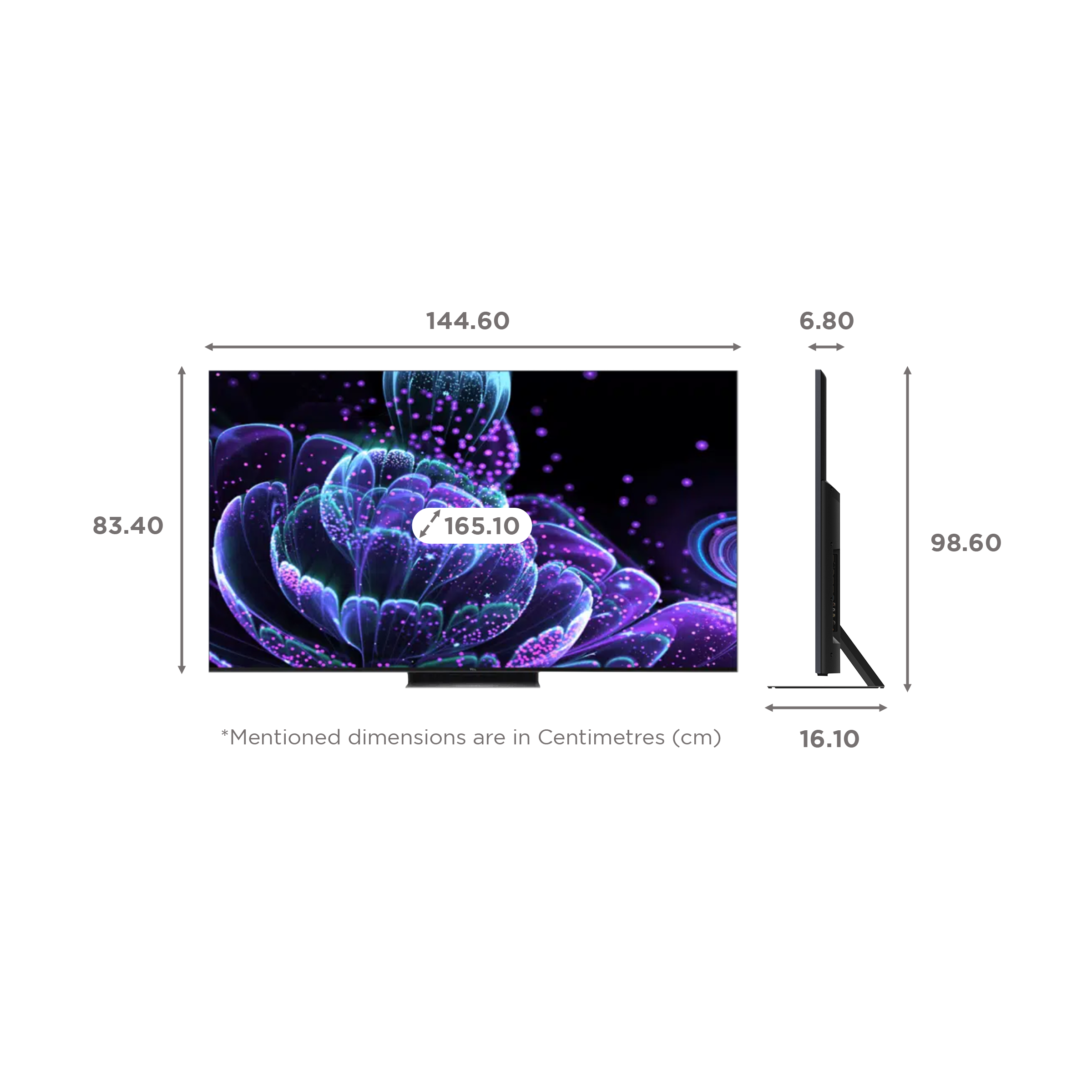 TCL C835 165 cm (65 inch) 4K Ultra HD QLED Smart Android TV with Google Assistant (2022 model)_2