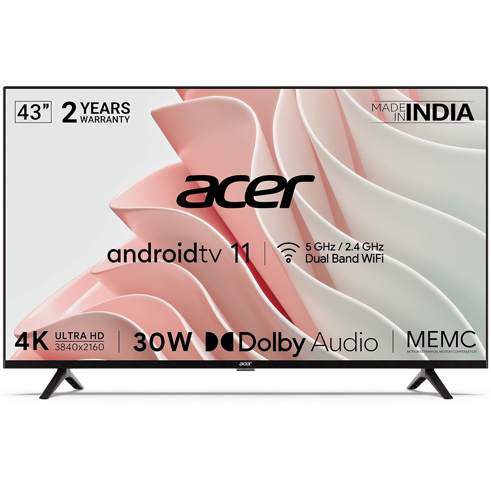 acer I Series 109 cm (43 inch) 4K Ultra HD LED Smart Android TV with Google Assistant (2022 model) acer I Series 109 cm (43 inch) 4K Ultra HD LED Smart Android TV with Google Assistant (2022 model)_1