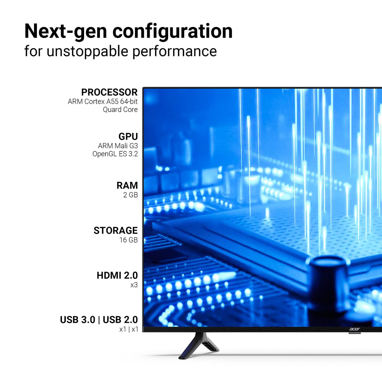 acer I Series 109 cm (43 inch) 4K Ultra HD LED Smart Android TV with Google Assistant (2022 model) acer I Series 109 cm (43 inch) 4K Ultra HD LED Smart Android TV with Google Assistant (2022 model)_9