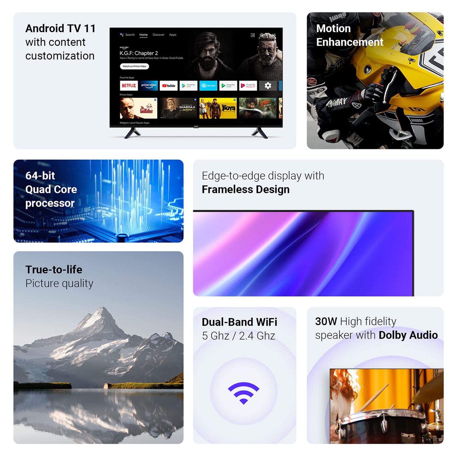 acer I Series 109 cm (43 inch) 4K Ultra HD LED Smart Android TV with Google Assistant (2022 model) acer I Series 109 cm (43 inch) 4K Ultra HD LED Smart Android TV with Google Assistant (2022 model)_17