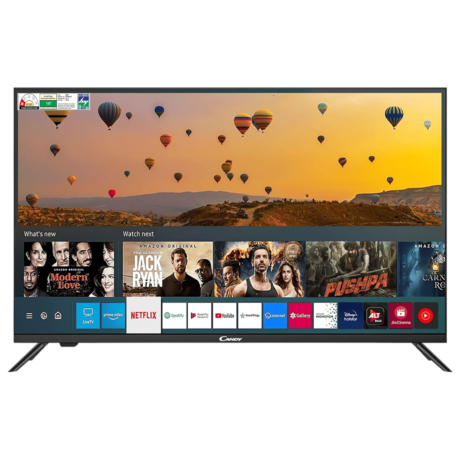 CANDY KA66 109 cm (43 inch) Full HD LED Smart Android TV with Google Assistant (2021 model) CANDY KA66 109 cm (43 inch) Full HD LED Smart Android TV with Google Assistant (2021 model)_1