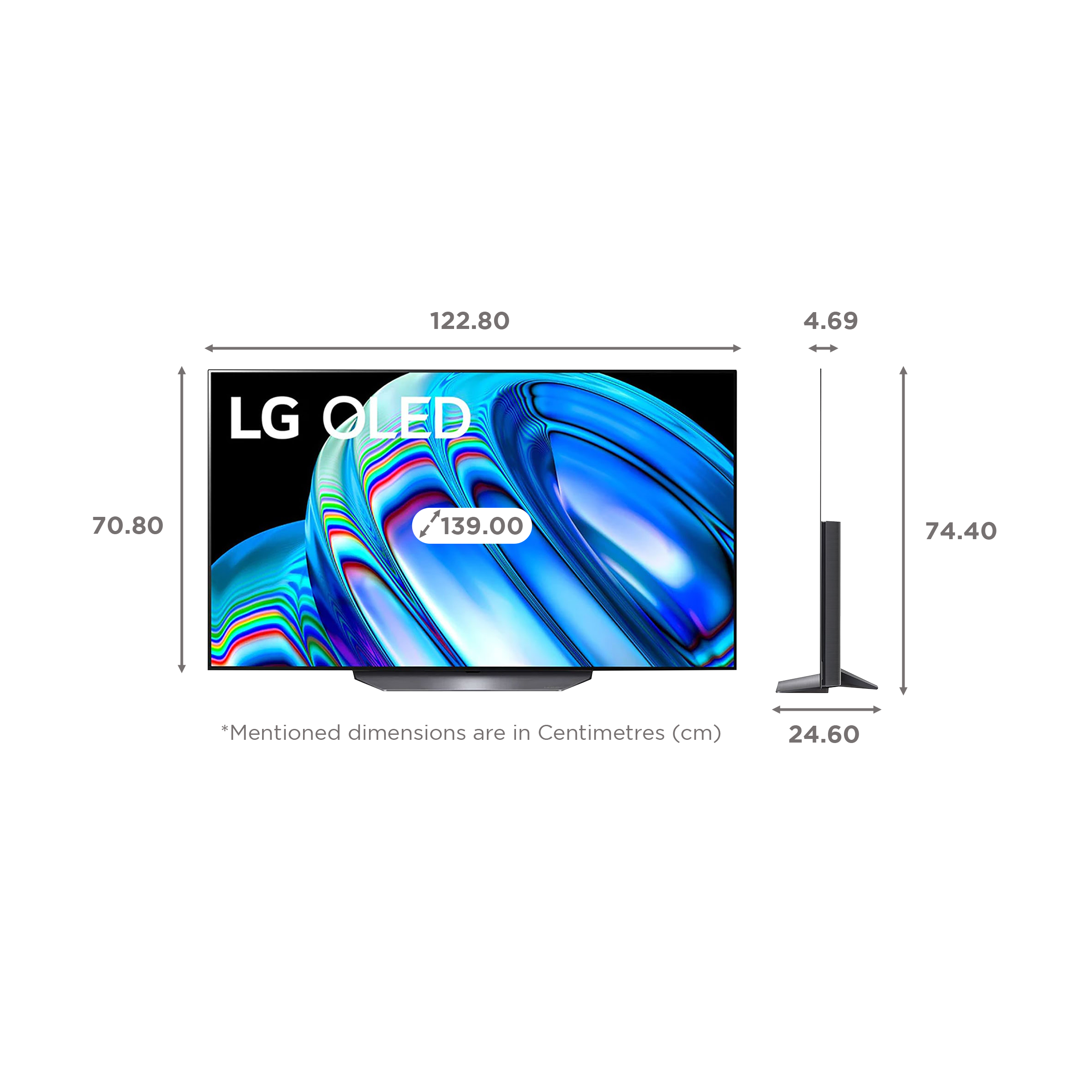 LG B2 140 cm (55 inch) 4K Ultra HD OLED Smart WebOS TV with Voice Assistance (2022 model) LG B2 140 cm (55 inch) 4K Ultra HD OLED Smart WebOS TV with Voice Assistance (2022 model)_2