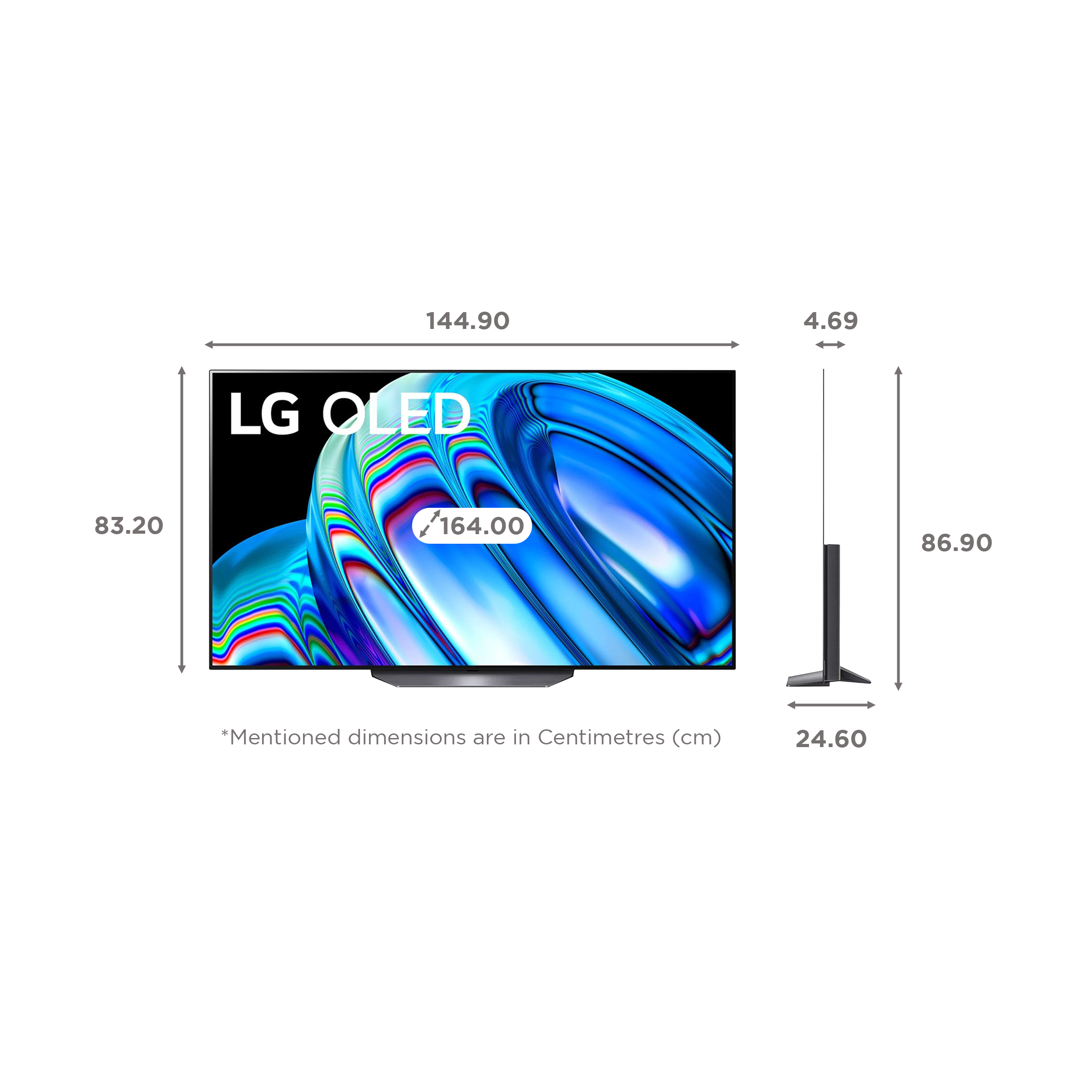 LG B2 165 cm (65 inch) 4K Ultra HD OLED WebOS TV with Voice Assistance (2022 model)_2
