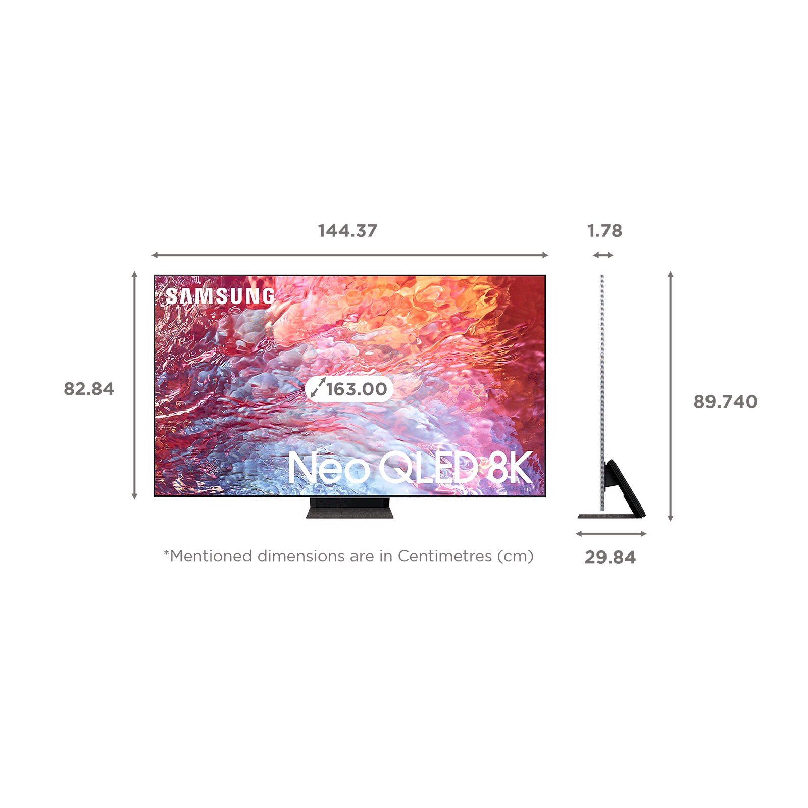 SAMSUNG 7 165 cm (65 inch) 8K Ultra HD QLED Smart Tizen TV with Voice Assistance (2022 model) SAMSUNG 7 165 cm (65 inch) 8K Ultra HD QLED Smart Tizen TV with Voice Assistance (2022 model)_2