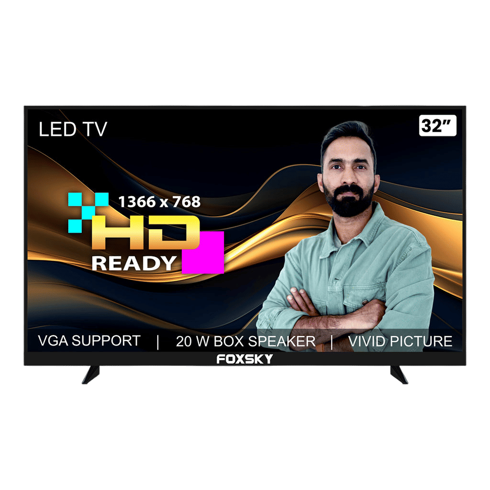 FOXSKY 80 cm (32 inch) HD Ready LED TV with A+ Grade Panel (2021 model)_1