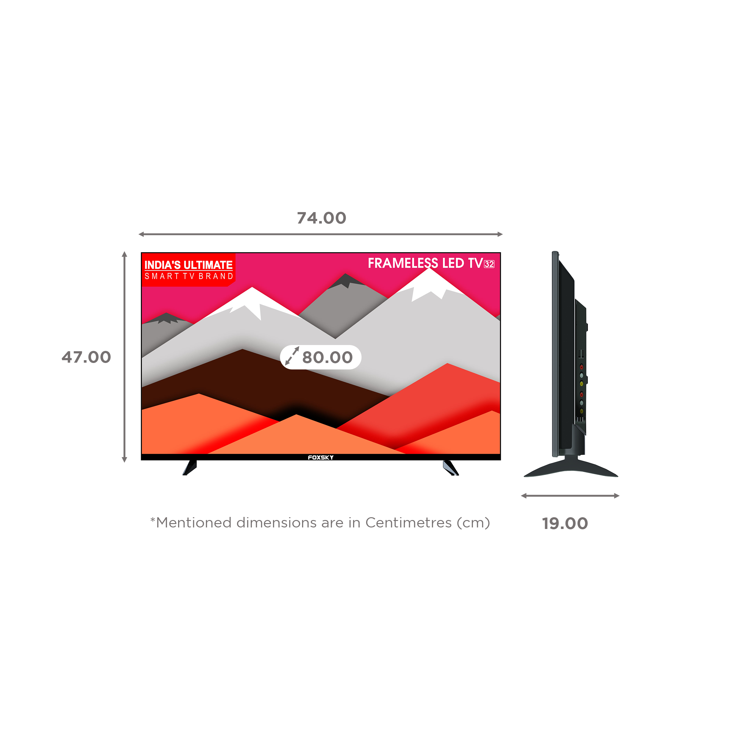FOXSKY 80 cm (32 inch) HD Ready LED TV with A+ Grade Panel (2021 model)_2