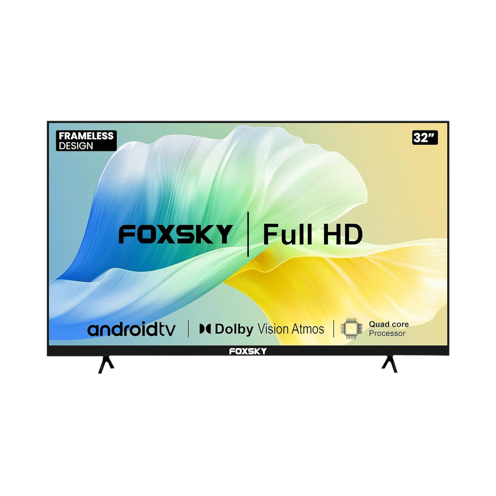 FOXSKY FS-VS 80 cm (32 inch) HD Ready LED Smart Android TV with Google Assistant (2021 model)_1