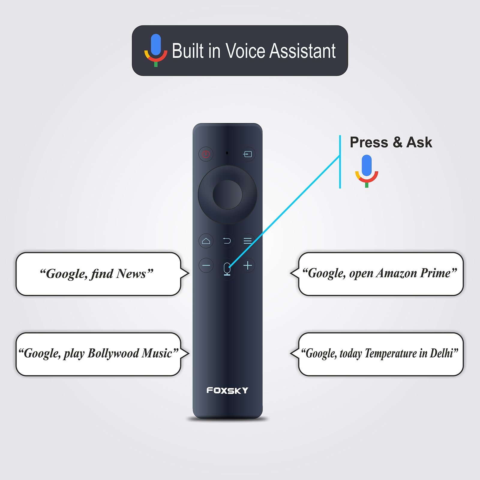 FOXSKY FS-VS 80 cm (32 inch) HD Ready LED Smart Android TV with Google Assistant (2021 model)_6