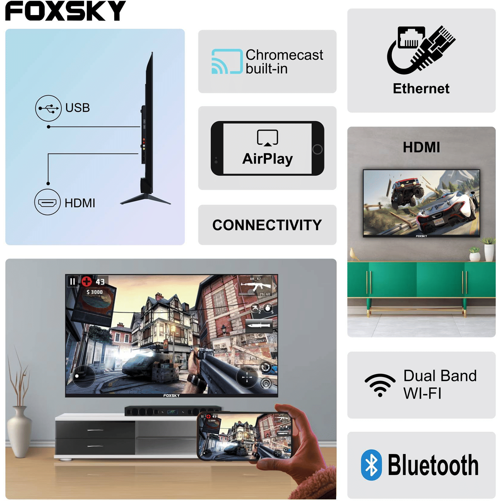 Foxsky 50FS-VS 127 cm (50 inch) 4K Ultra HD LED Android TV with Google Assistant (2021 model) Foxsky 50FS-VS 127 cm (50 inch) 4K Ultra HD LED Android TV with Google Assistant (2021 model)_17