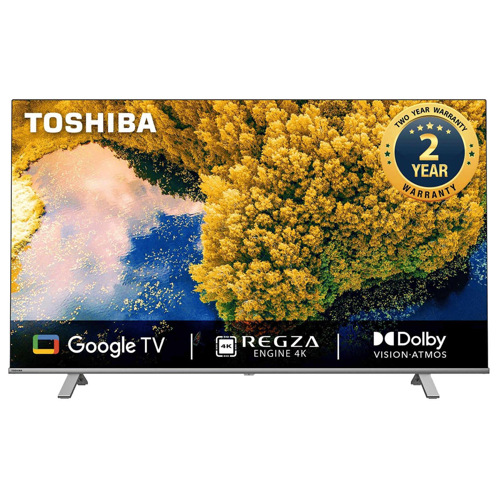 TOSHIBA C350LP 109 cm (43 inch) 4K Ultra HD LED Smart Android TV with Google Assistant (2022 model) TOSHIBA C350LP 109 cm (43 inch) 4K Ultra HD LED Smart Android TV with Google Assistant (2022 model)_1