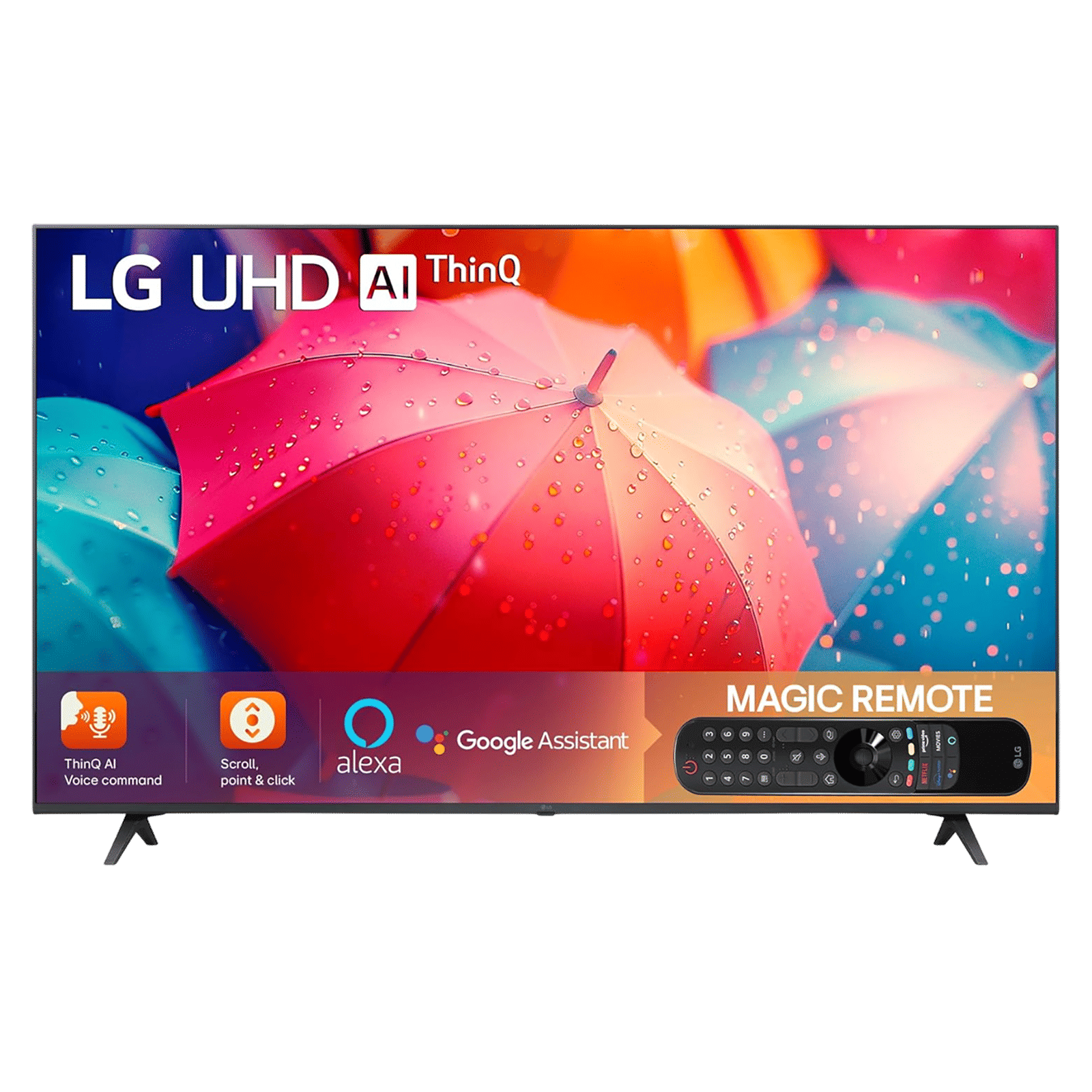 LG UQ80 140 cm (55 inch) 4K Ultra HD LED Smart WebOS TV with Voice Assistance (2022 model)_1