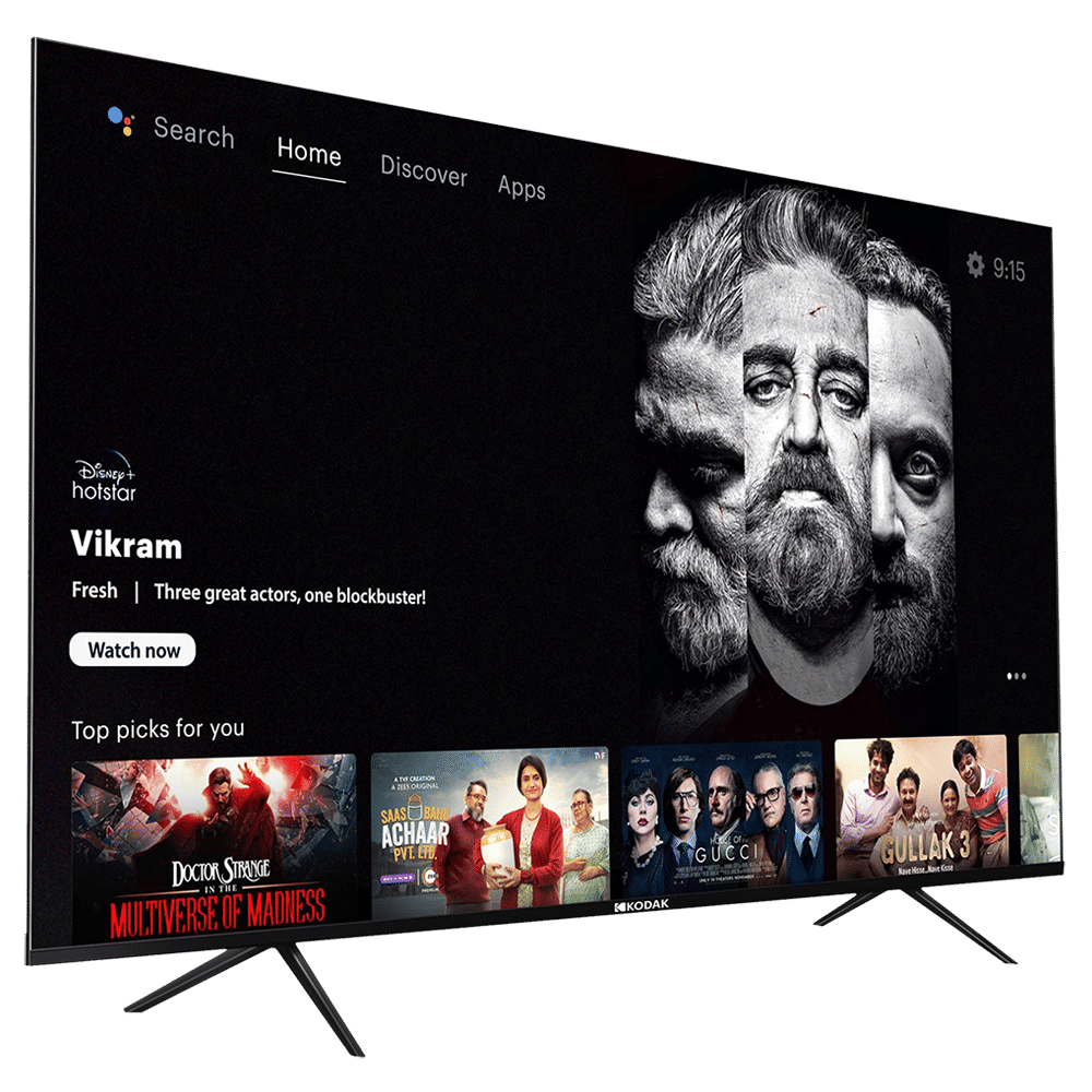 KODAK 7XPRO Series 140 cm (55 inch) 4K Ultra HD LED Android TV with Google Assistant (2021 model) KODAK 7XPRO Series 140 cm (55 inch) 4K Ultra HD LED Android TV with Google Assistant (2021 model)_9