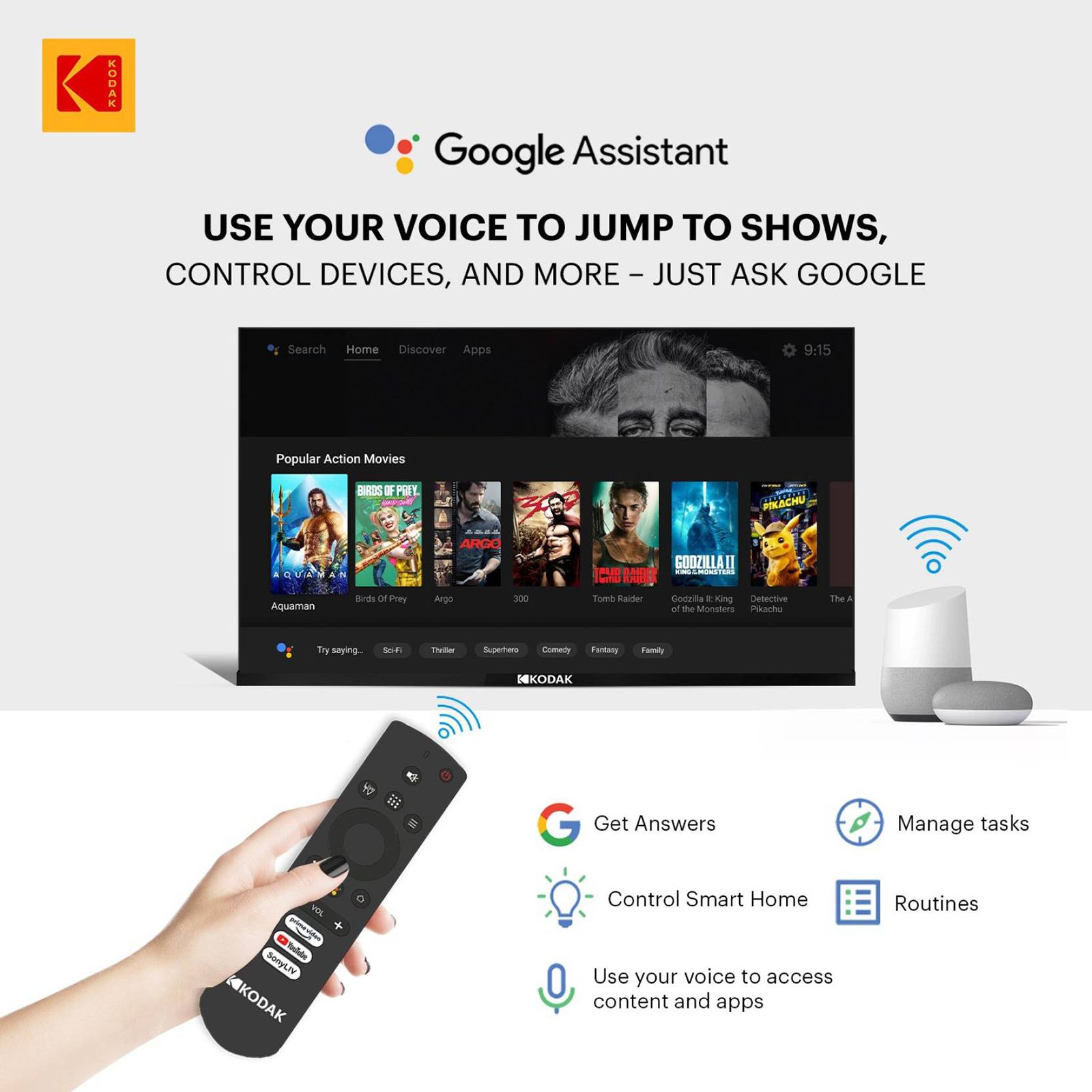 KODAK 7XPRO Series 140 cm (55 inch) 4K Ultra HD LED Android TV with Google Assistant (2021 model) KODAK 7XPRO Series 140 cm (55 inch) 4K Ultra HD LED Android TV with Google Assistant (2021 model)_19
