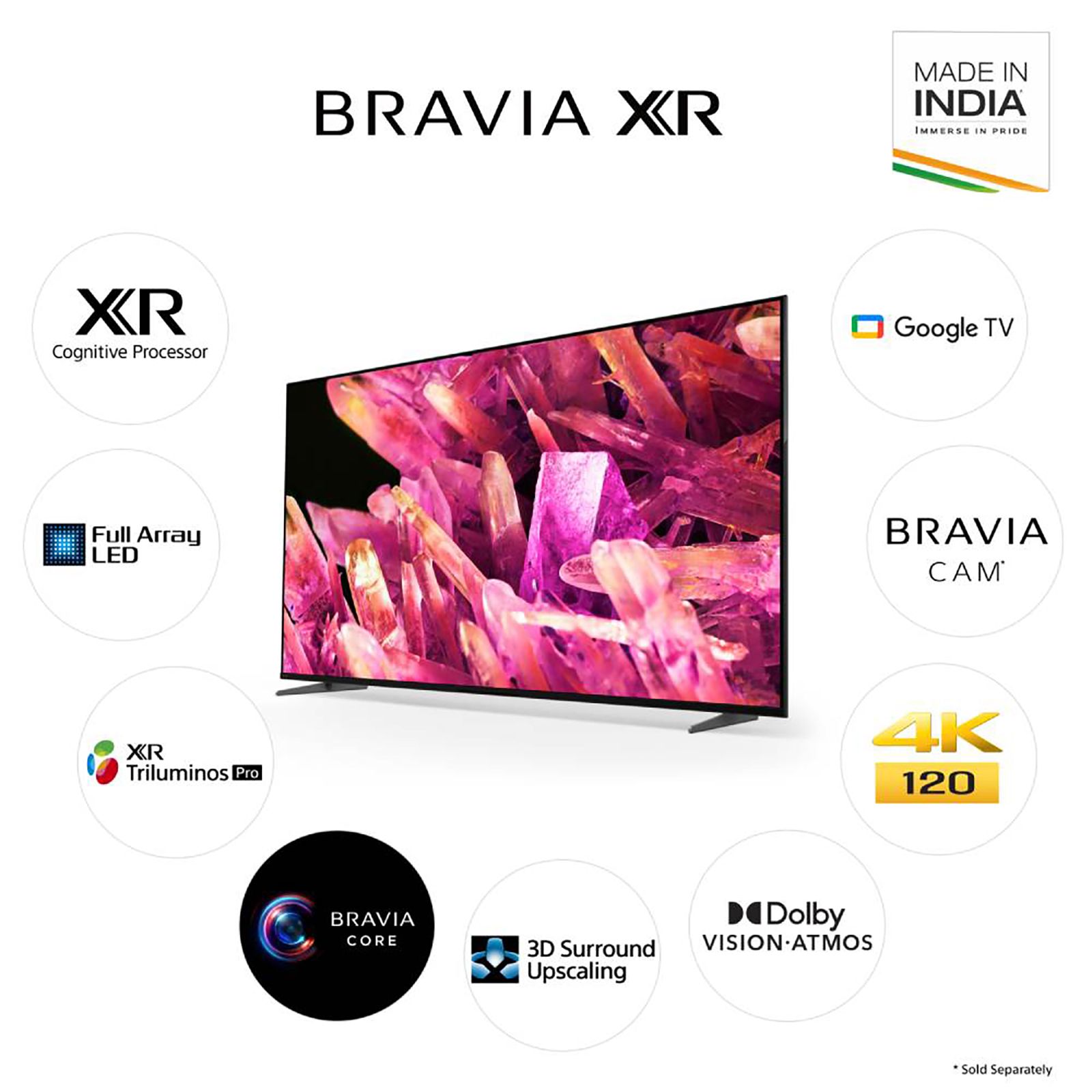 Sony X90K 190 cm (75 inch) 4K Ultra HD LCD Smart Android TV with Voice Assistance (2022 model) Sony X90K 190 cm (75 inch) 4K Ultra HD LCD Smart Android TV with Voice Assistance (2022 model)_15