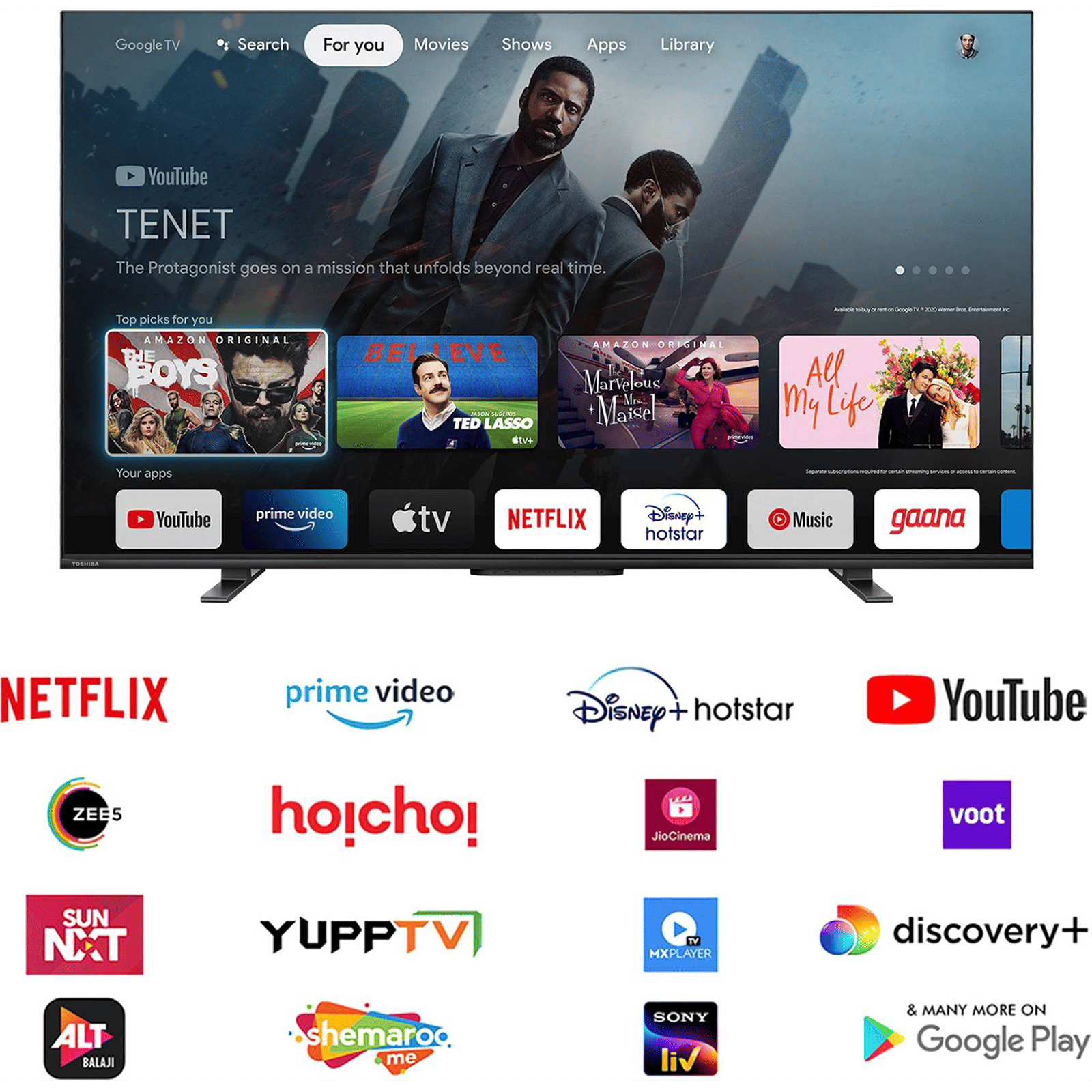 TOSHIBA 55M550LP 140 cm (55 inch) 4K Ultra HD QLED Google TV with Dolby Vision & Dolby Atmos (2022 model) TOSHIBA 55M550LP 140 cm (55 inch) 4K Ultra HD QLED Google TV with Dolby Vision & Dolby Atmos (2022 model)_11